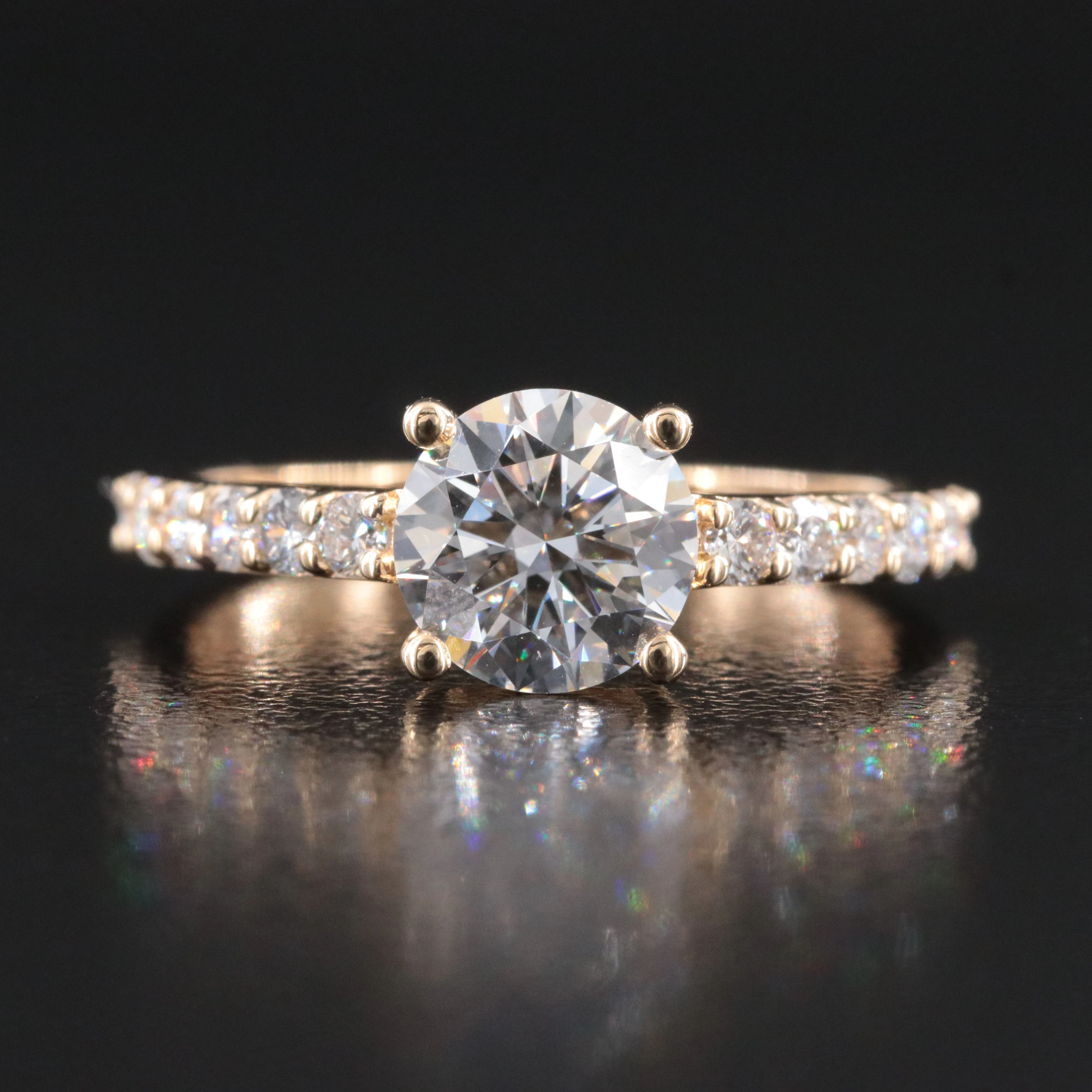 14K 1.66 CTW Lab Grown Diamond Ring with IGI Report