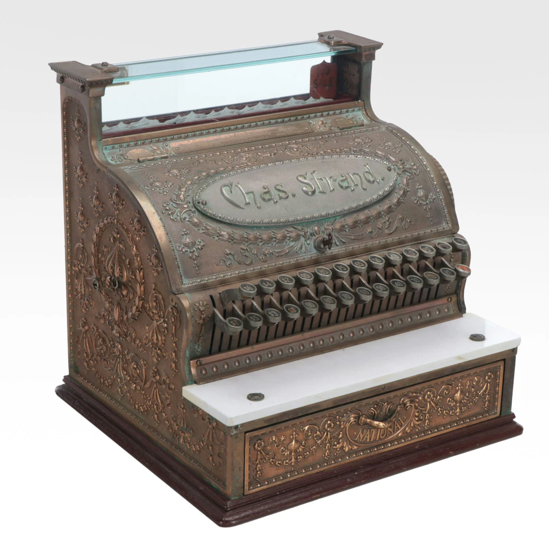 National Cash Register Mechanical Cash Register, Early to Mid-20th Century
