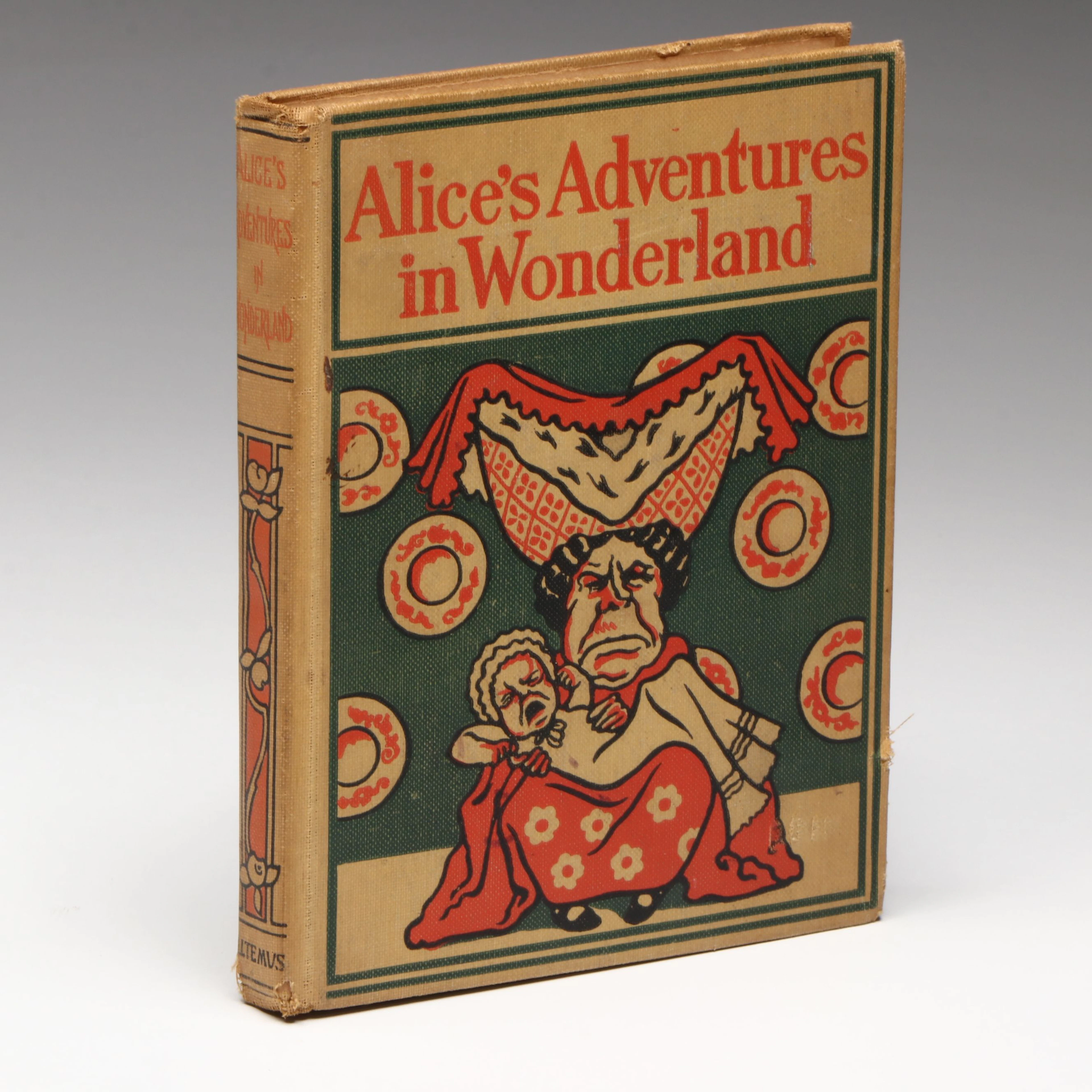 Illustrated "Alice's Adventures in Wonderland" by Lewis Carroll, circa 1915