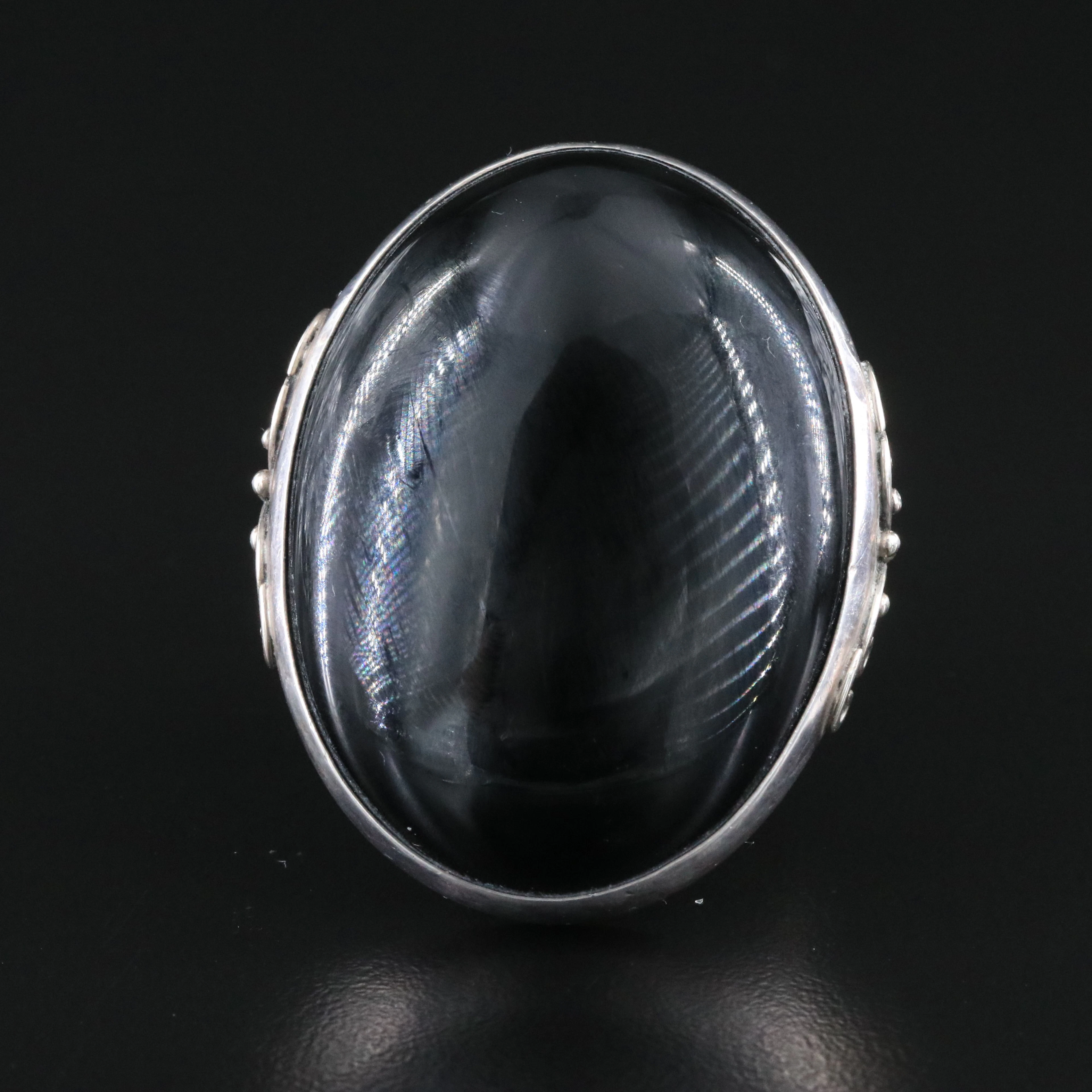 Sterling Black Onyx Ring