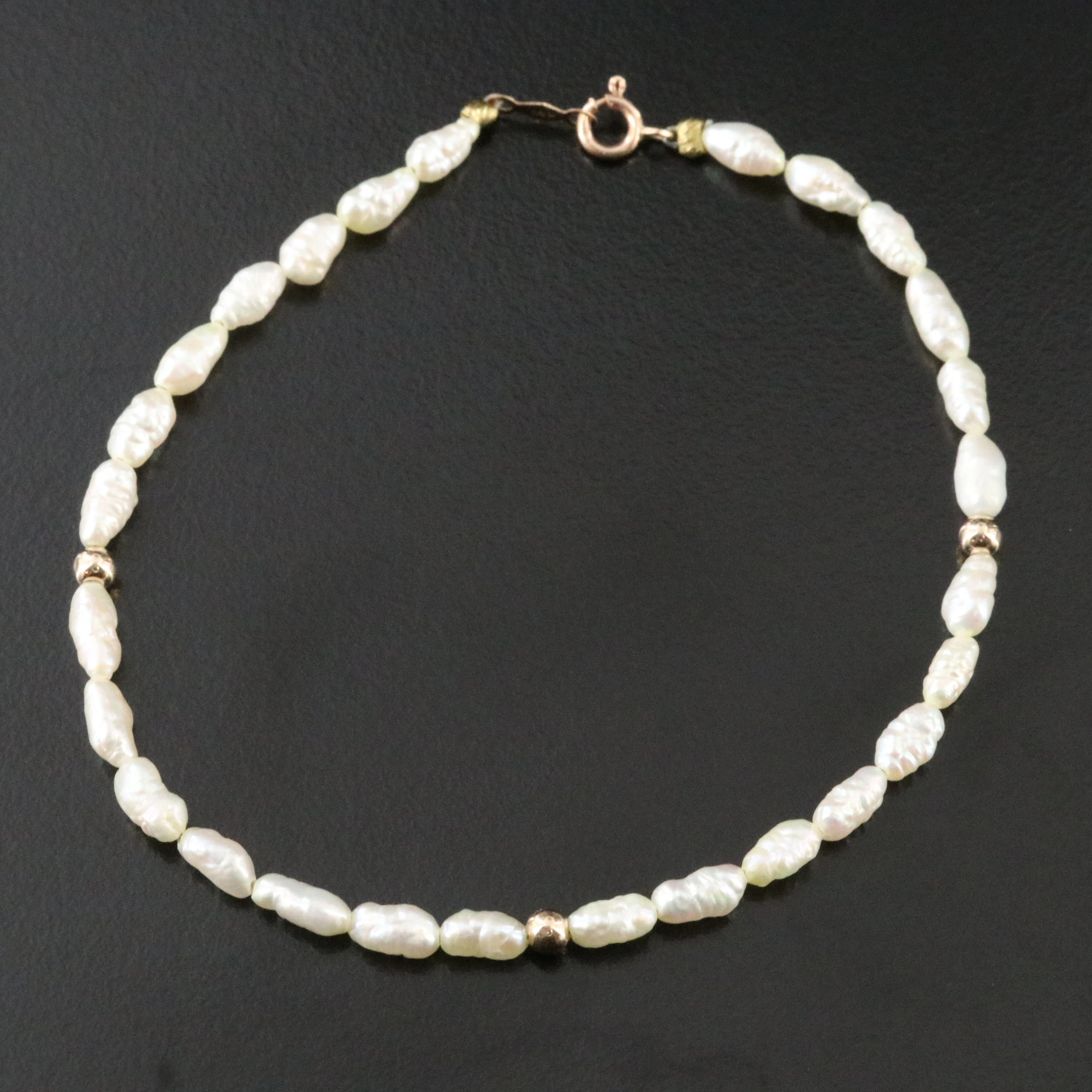 14K Pearl Bracelet