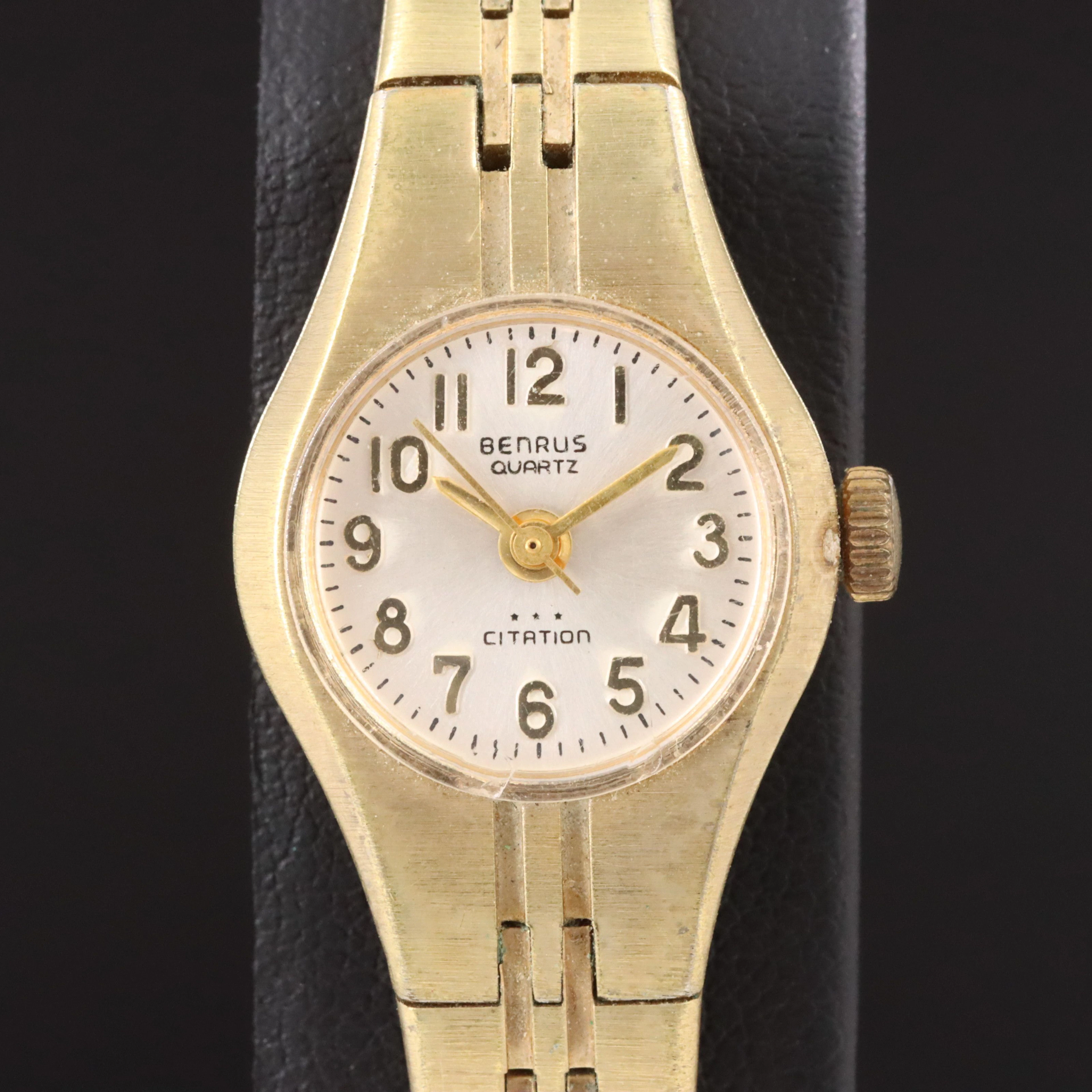 Benrus Citation Gold-Tone Quartz Dress Watch