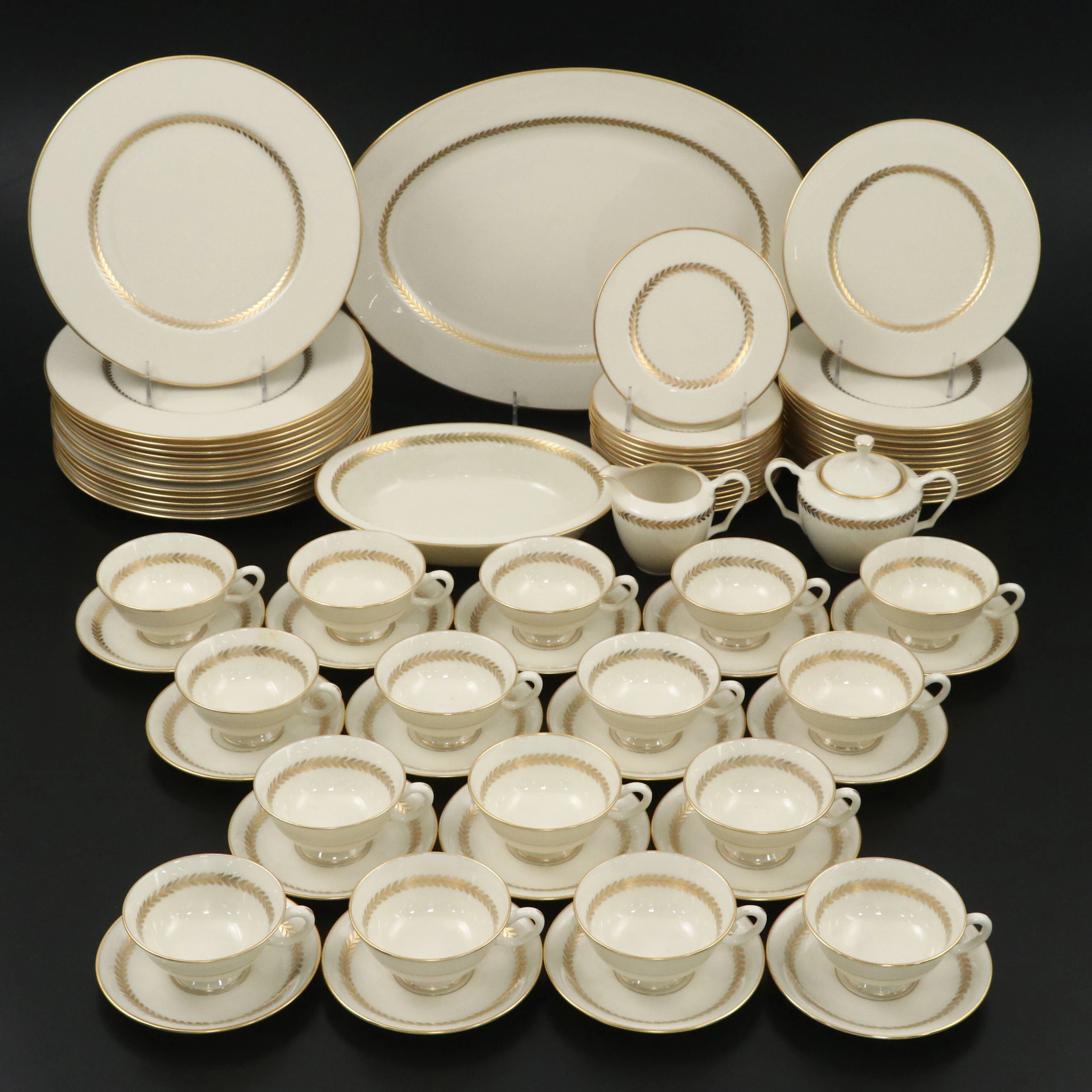 Lenox "Imperial" Porcelain Dinnerware, 20th Century