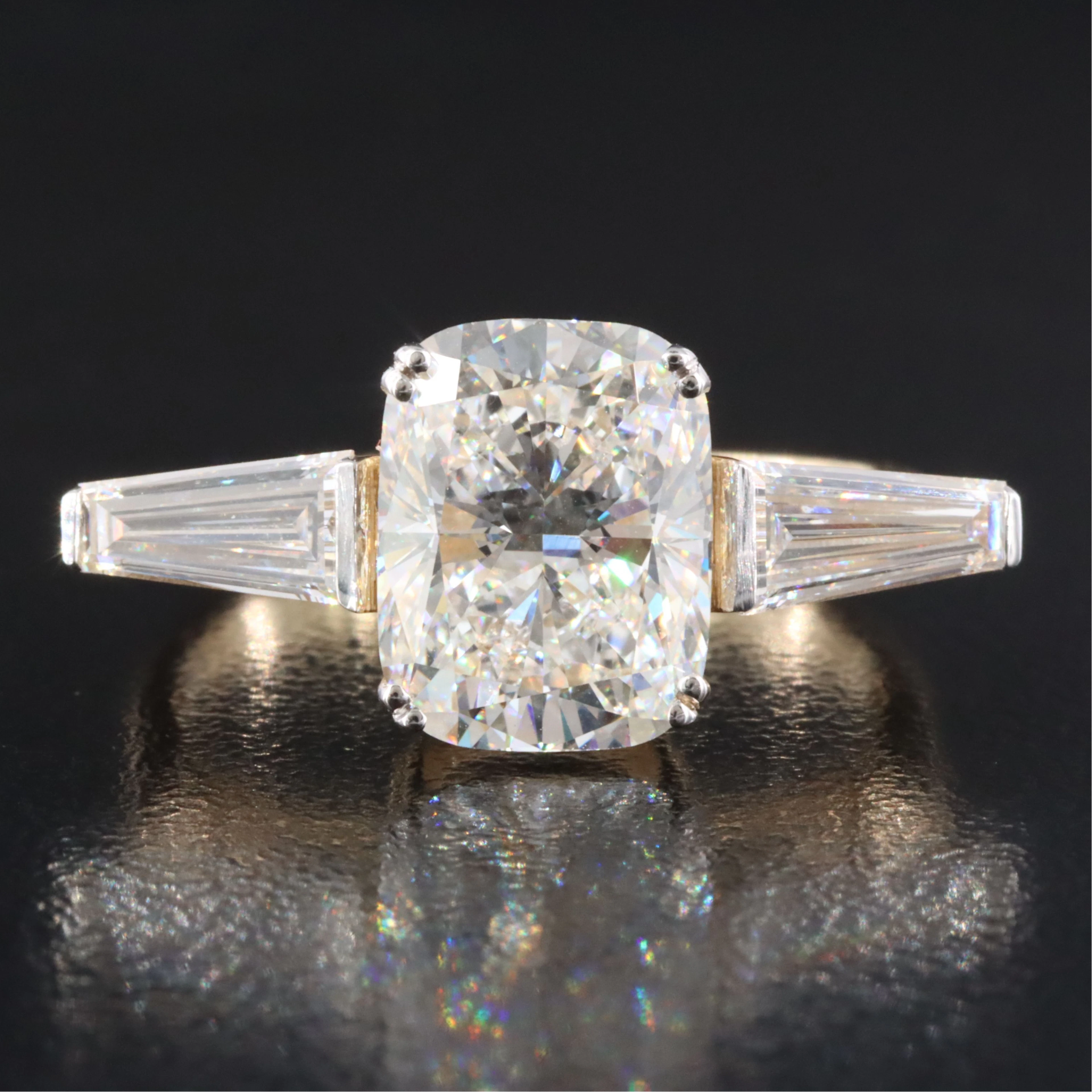 14K 3.88 CTW Lab Grown Diamond Ring with IGI Report