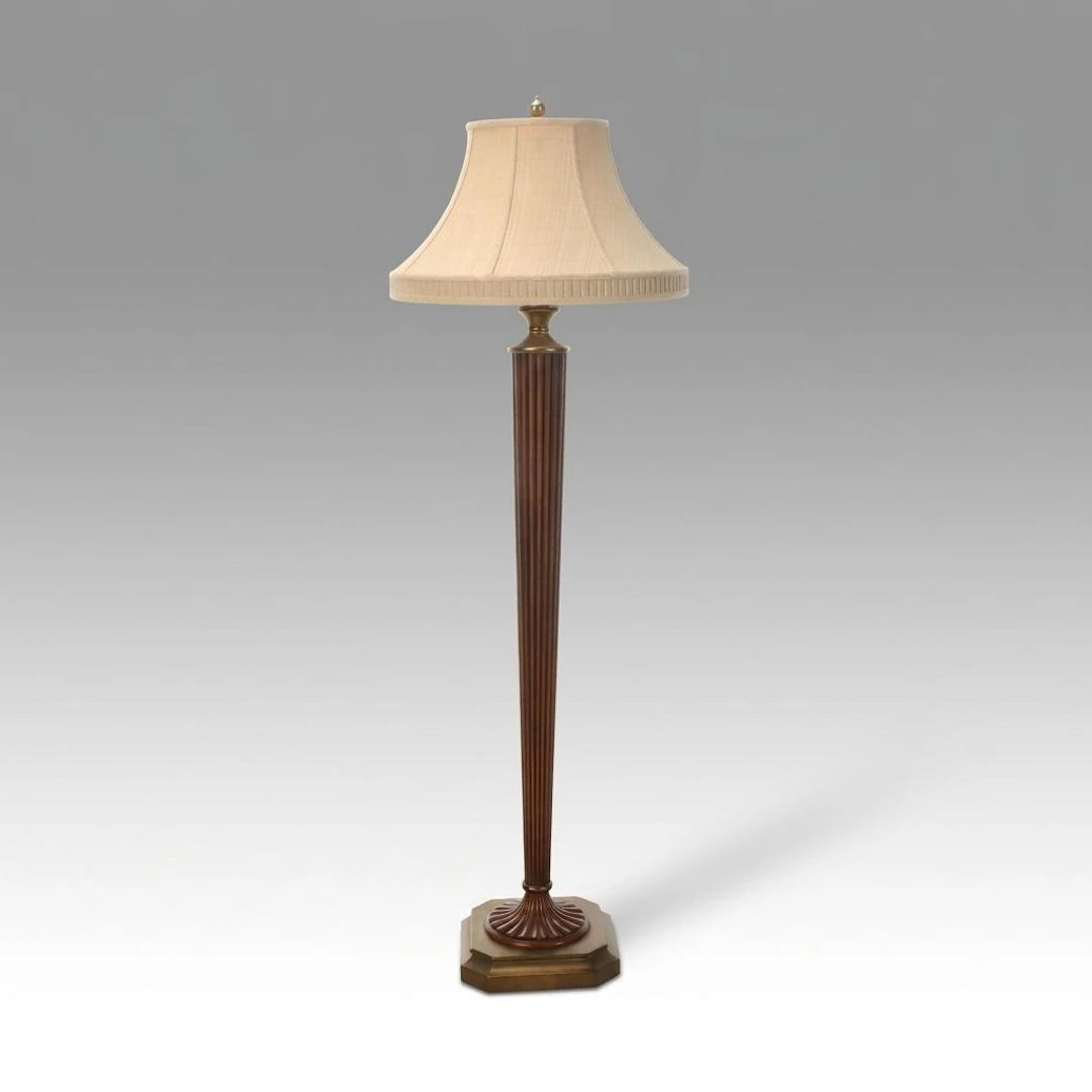 Fluted Column Floor Lamp