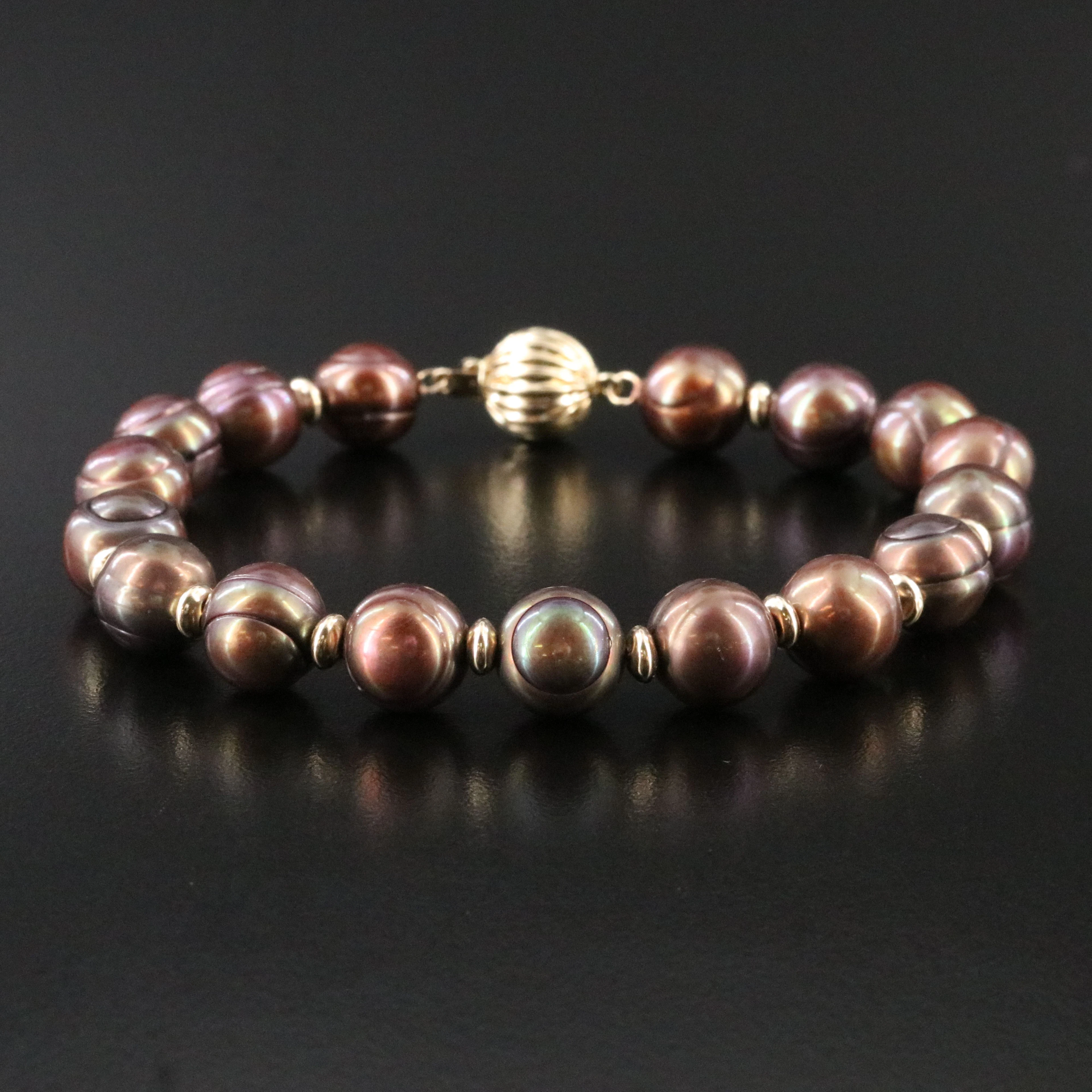 14K Pearl Bracelet