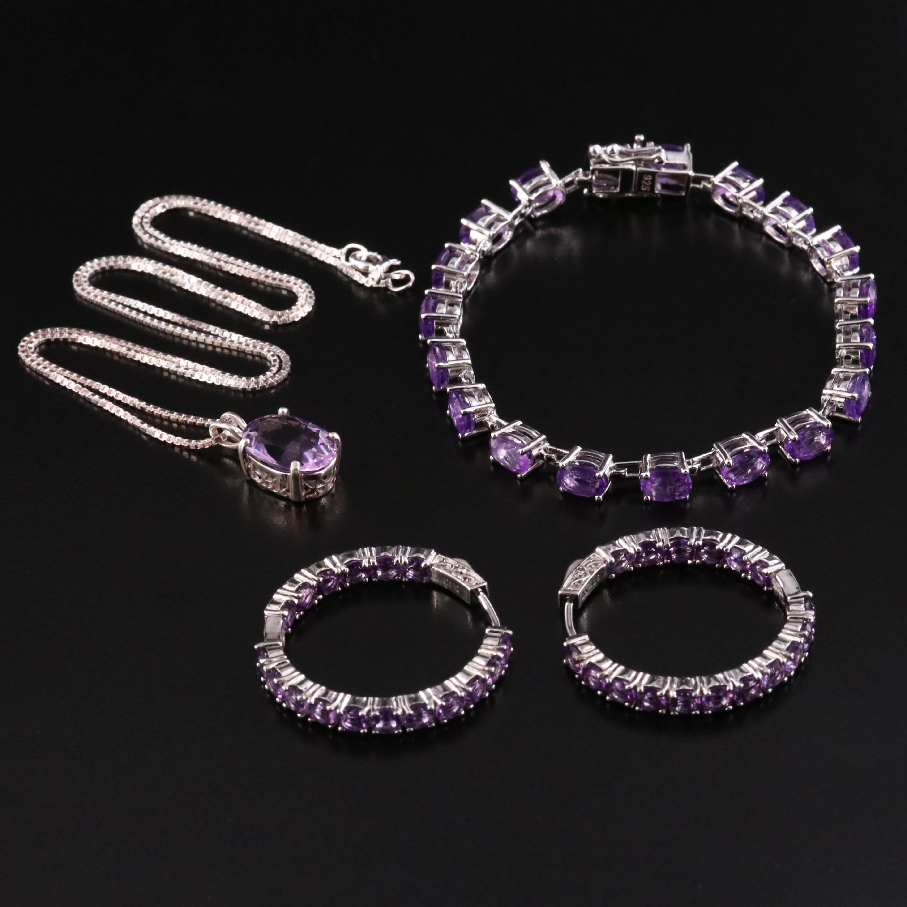 Sterling Amethyst Jewelry Collection
