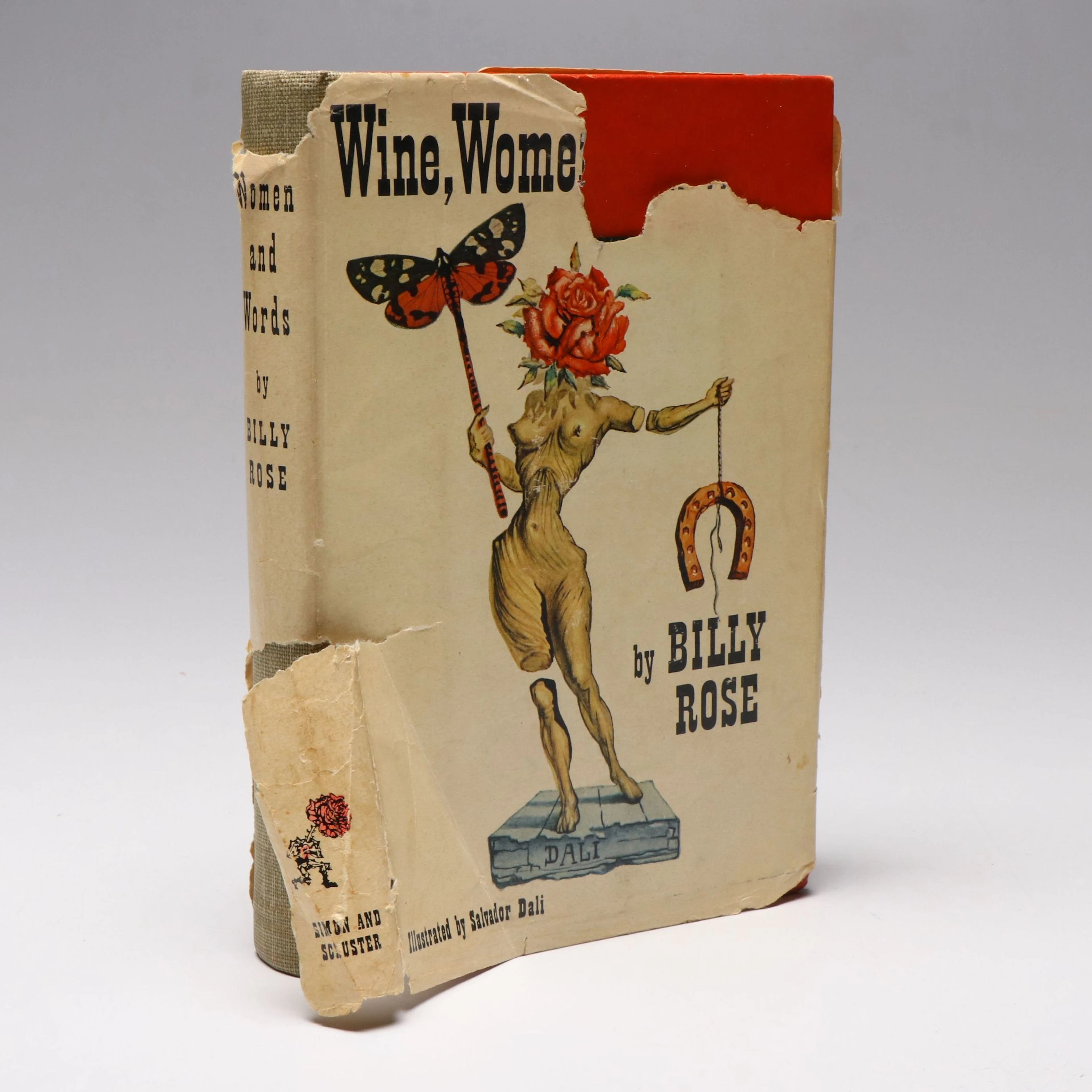 Salvador Dalí Illustrated First Edition "Wine, Women and Words" by Billy Rose