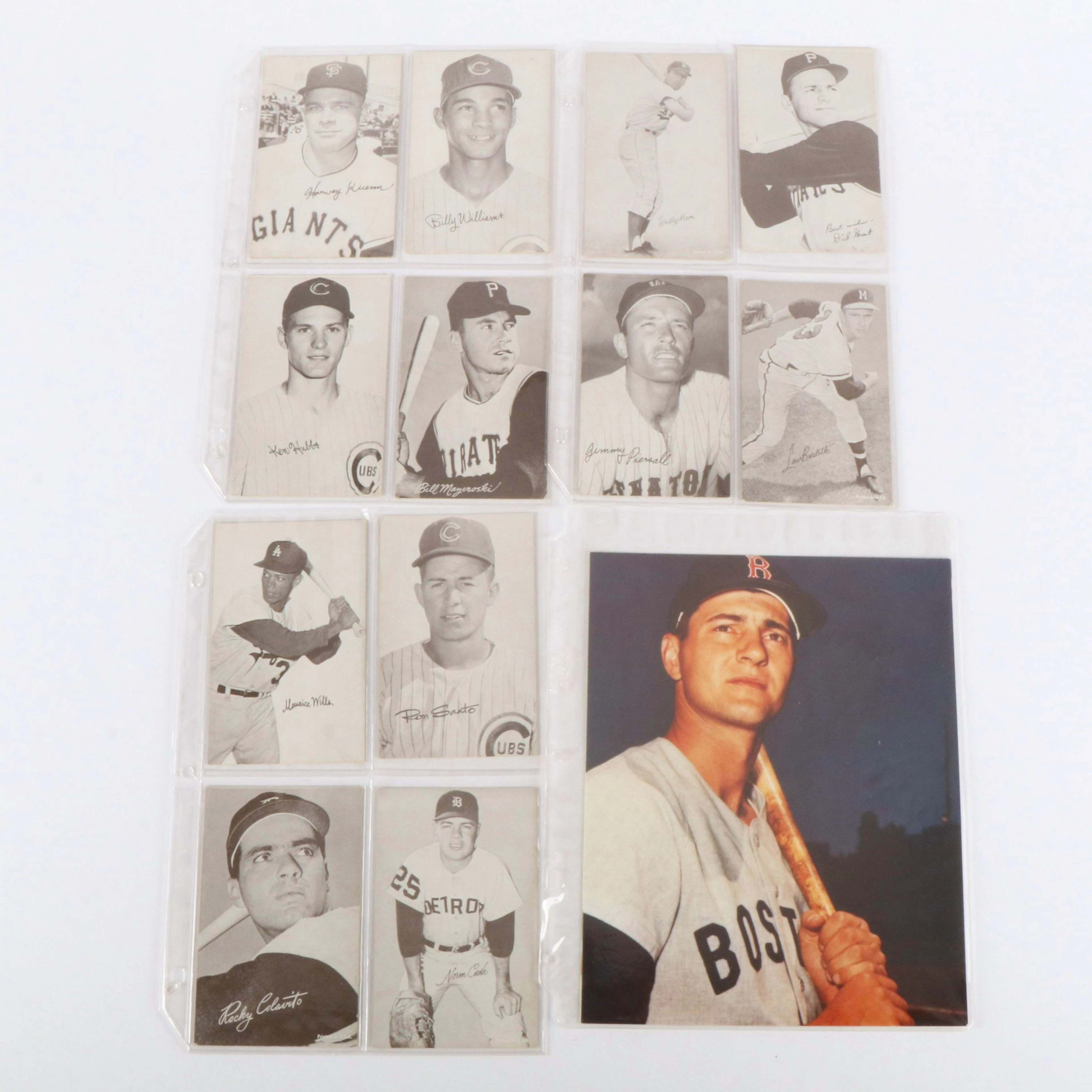 Twelve Star Player 1962 Exhibit Supply Company Baseball Cards and More