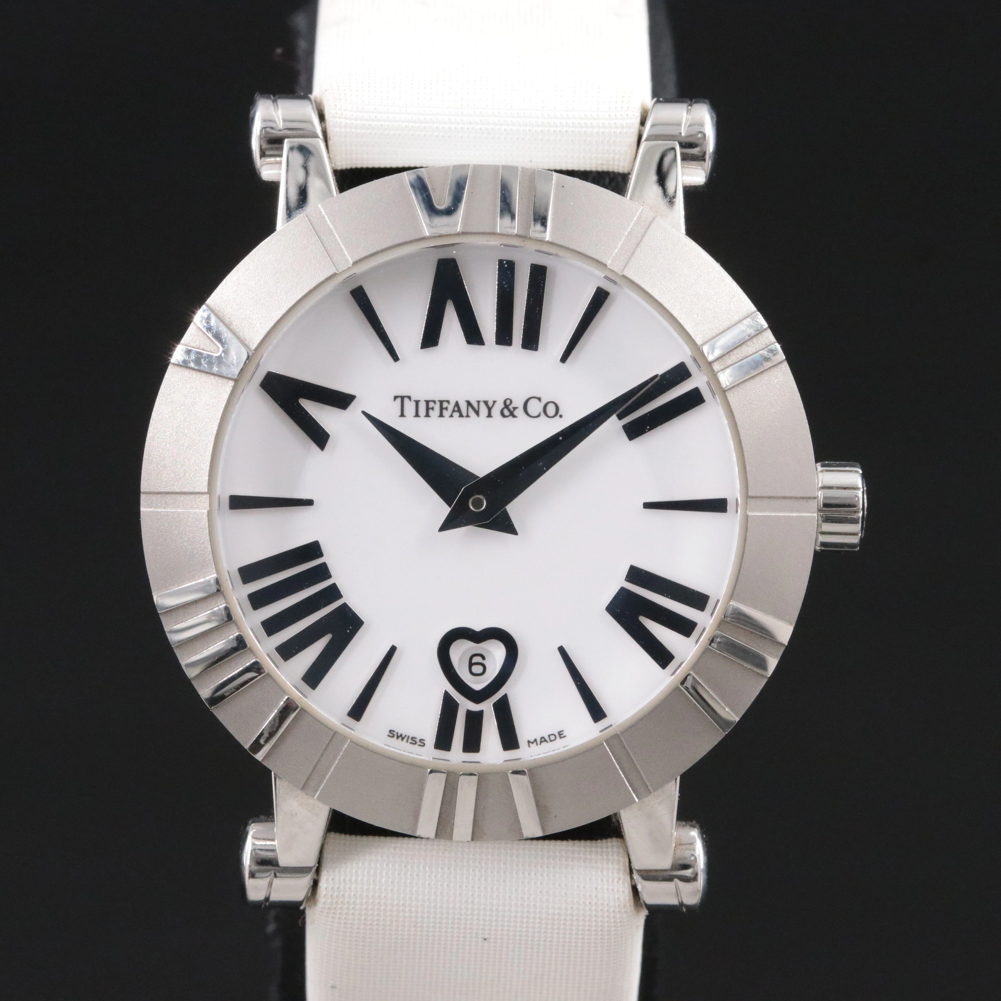 Tiffany & Co. Atlas 30mm Ceramic Steel Quartz Watch