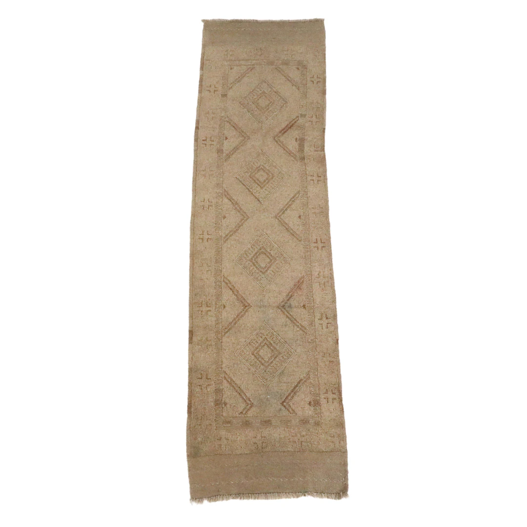 2'2 x 8'8 Handwoven Afghan Mashwani Style Carpet Runner