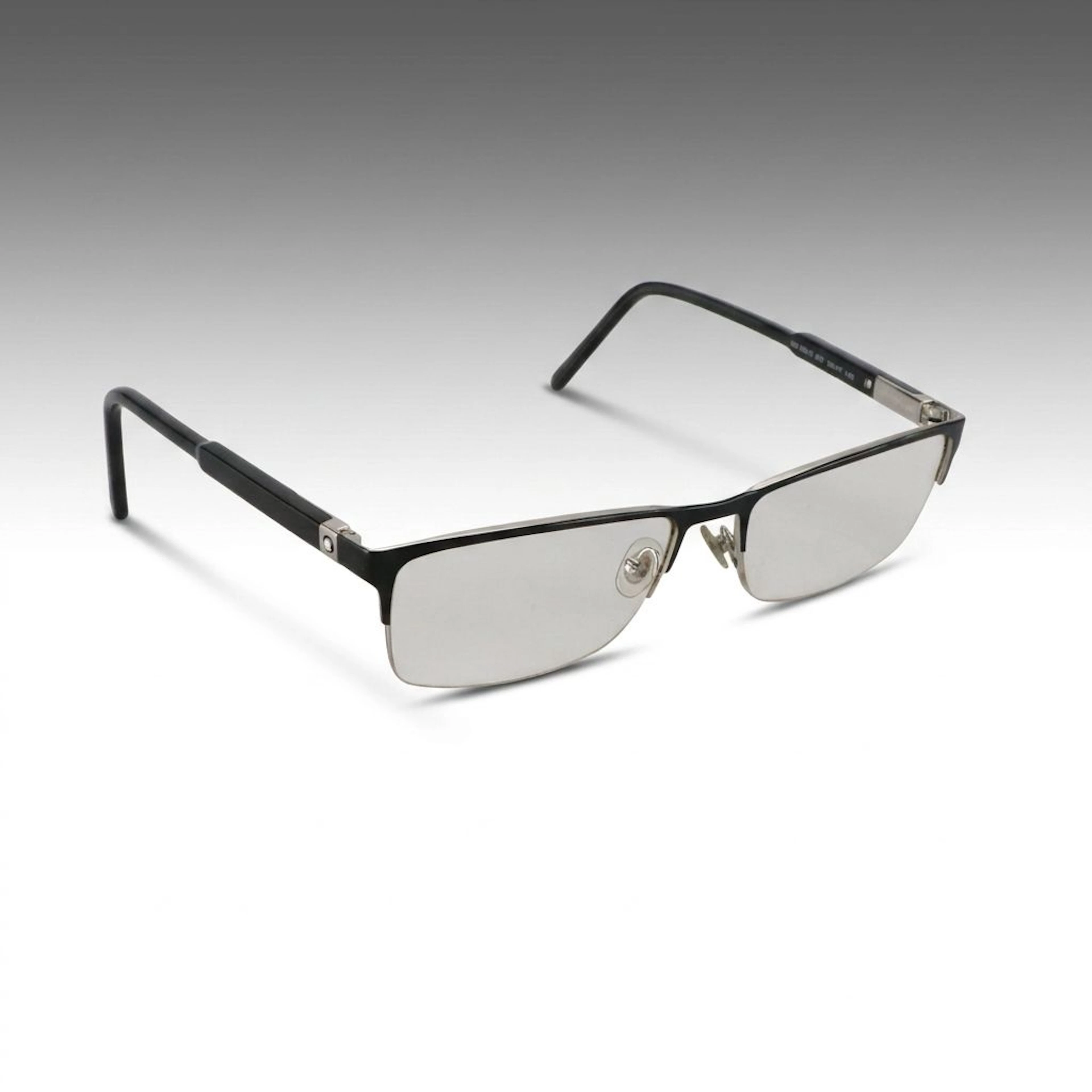 Montblanc MB636-3 Semi-Rimless Prescription Eyeglass Frames with Case