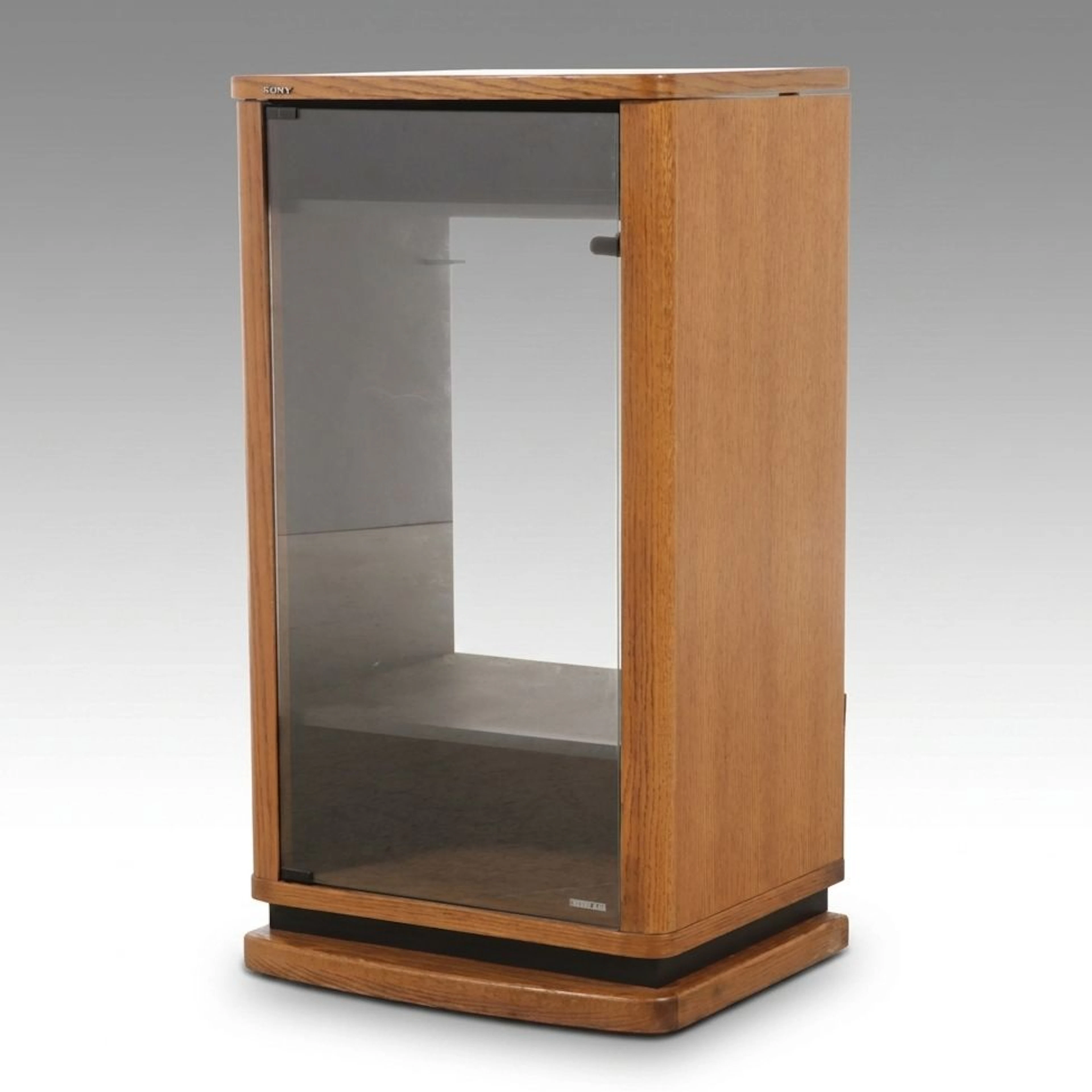 Sony Golden Oak Finish Audio Rack, Late 20th Century
