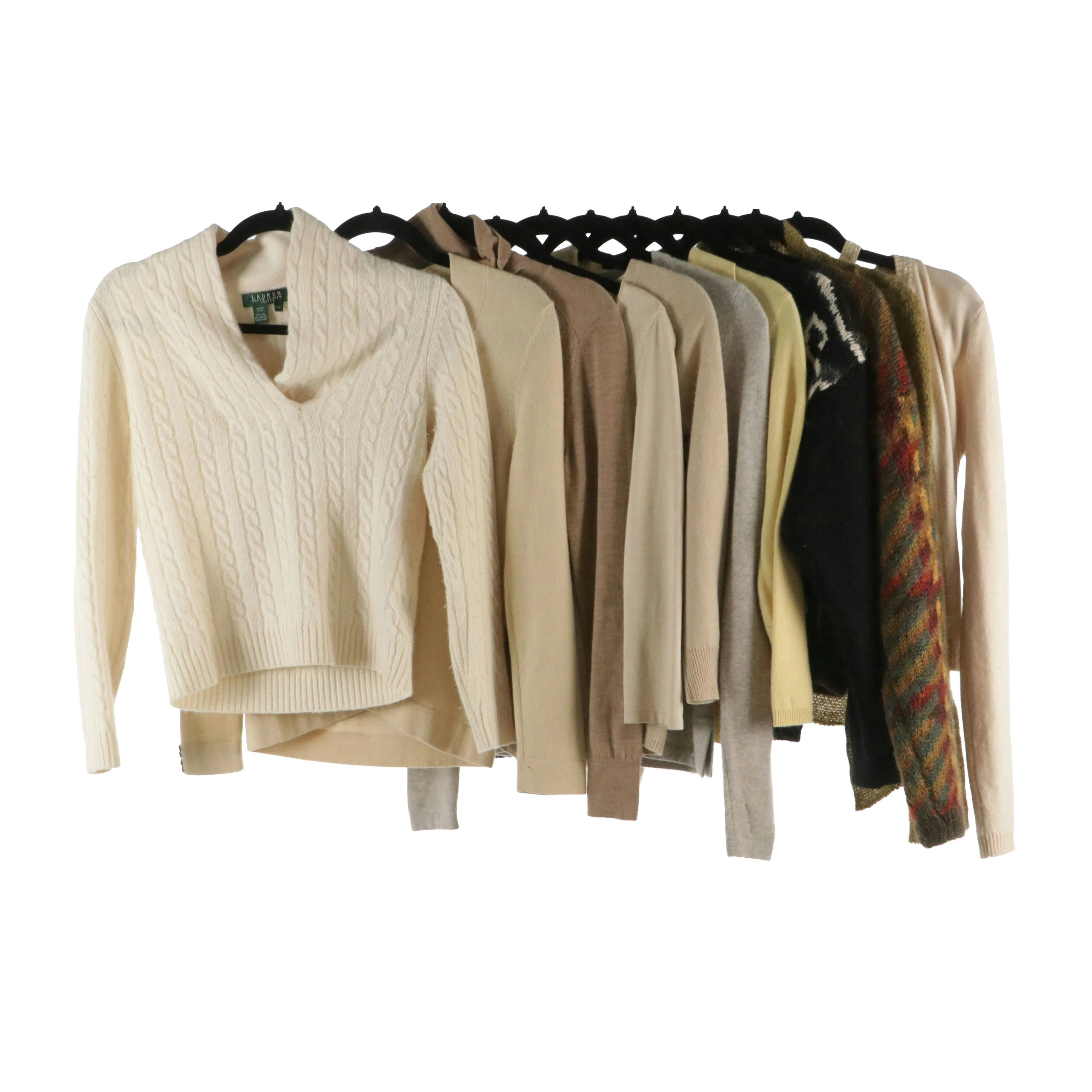 Lauren Ralph Lauren, Anne Klein, Ann Taylor, Ellen Tracy & More Knitwear