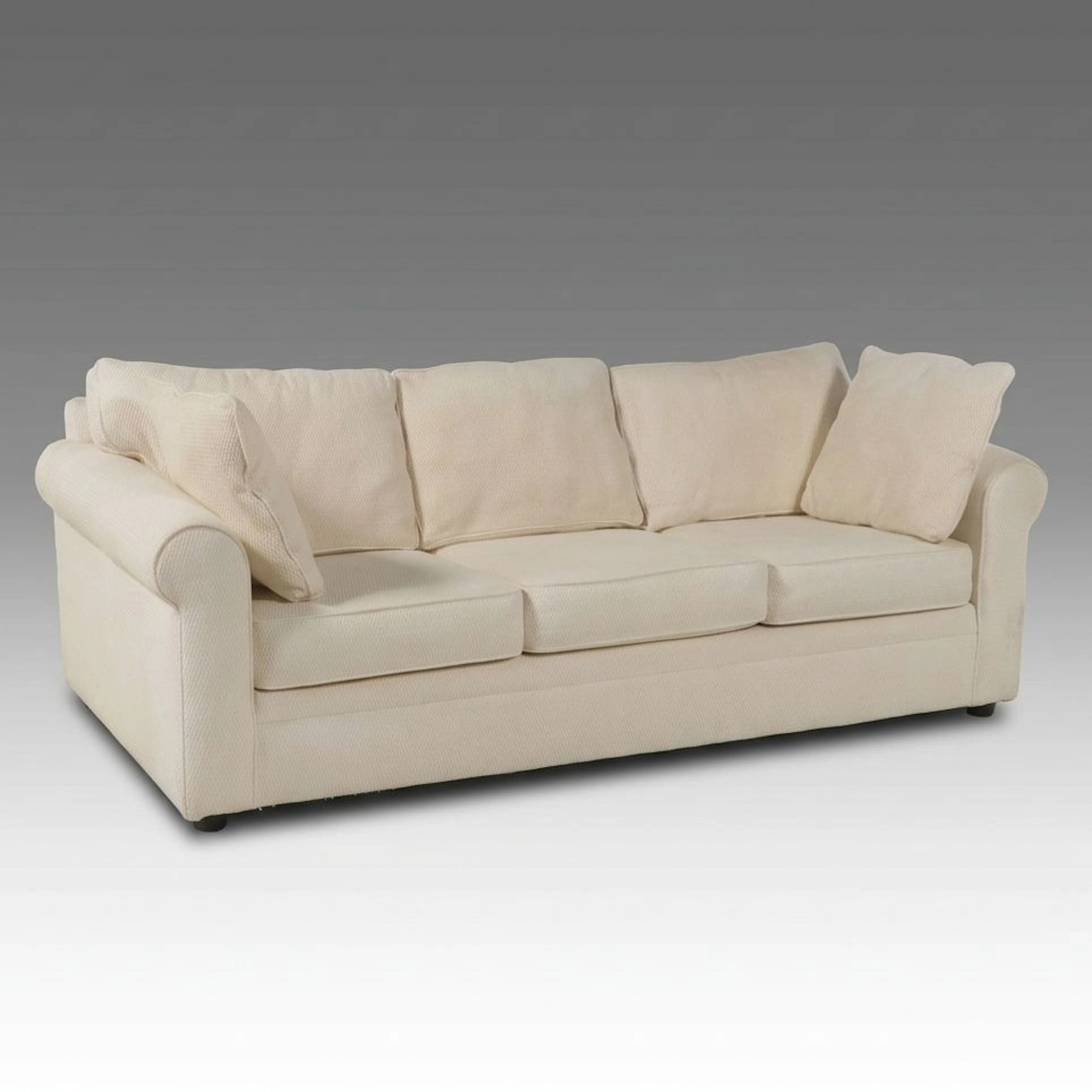 Bauhaus Woven Upholstered Rollarm Sofa