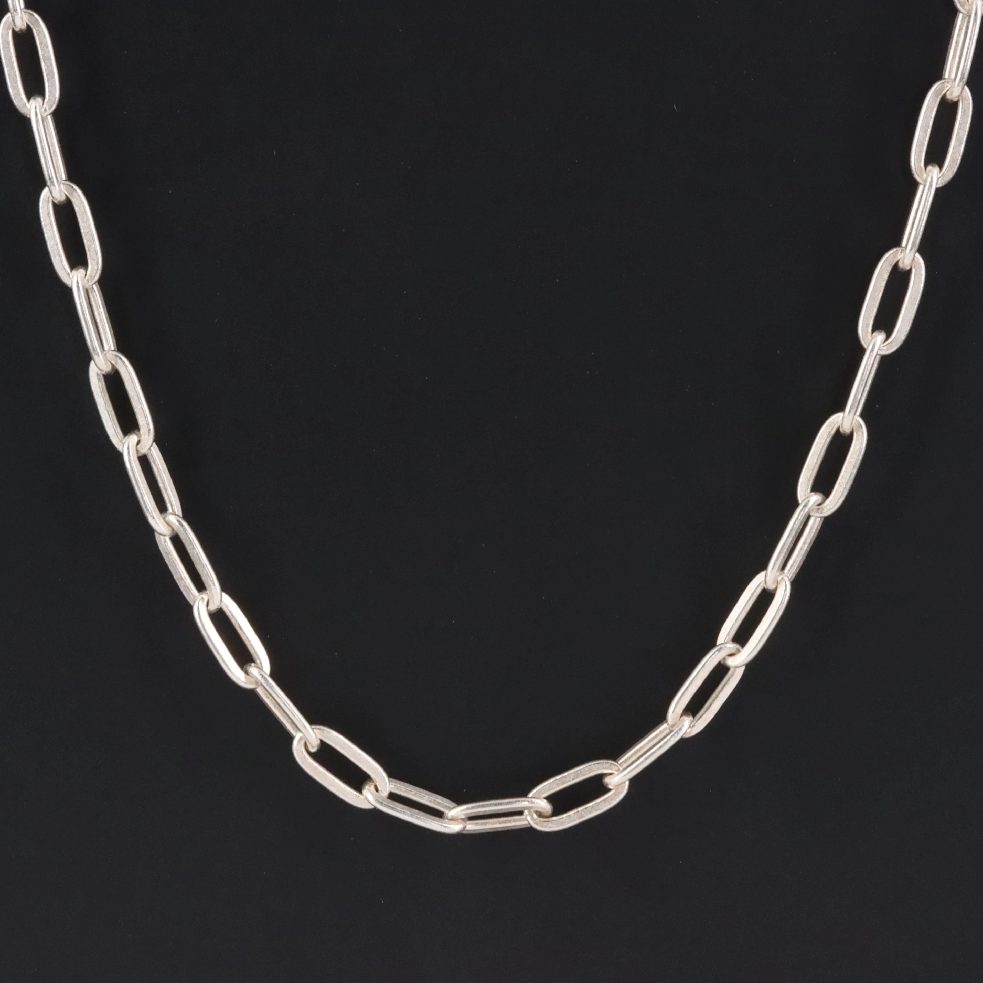 Italian Sterling Cable Chain Necklace