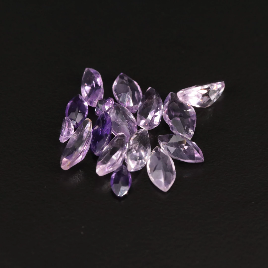 Loose 13.25 CTW Amethyst Lot