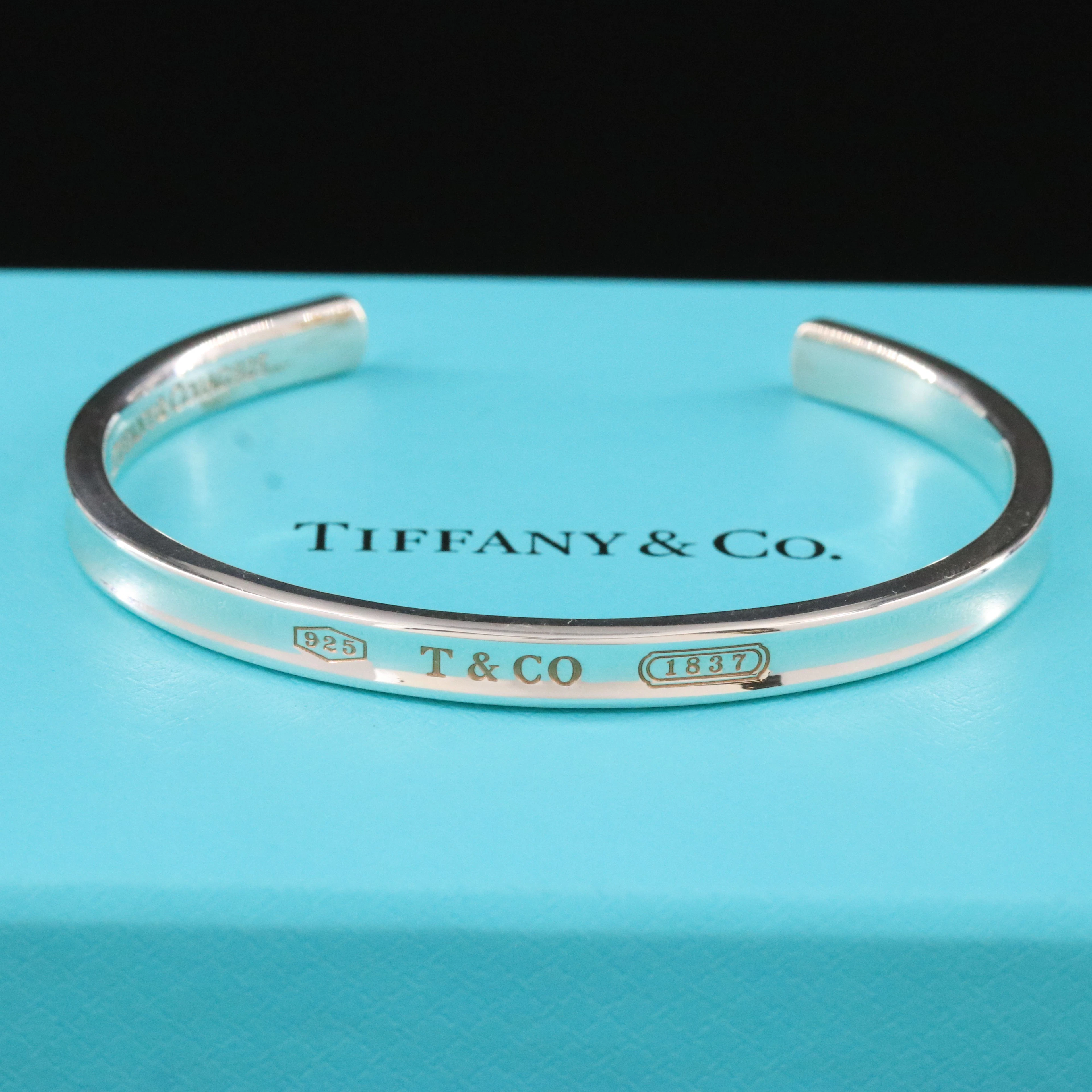 Tiffany & Co. 1837 Sterling Cuff Bracelet