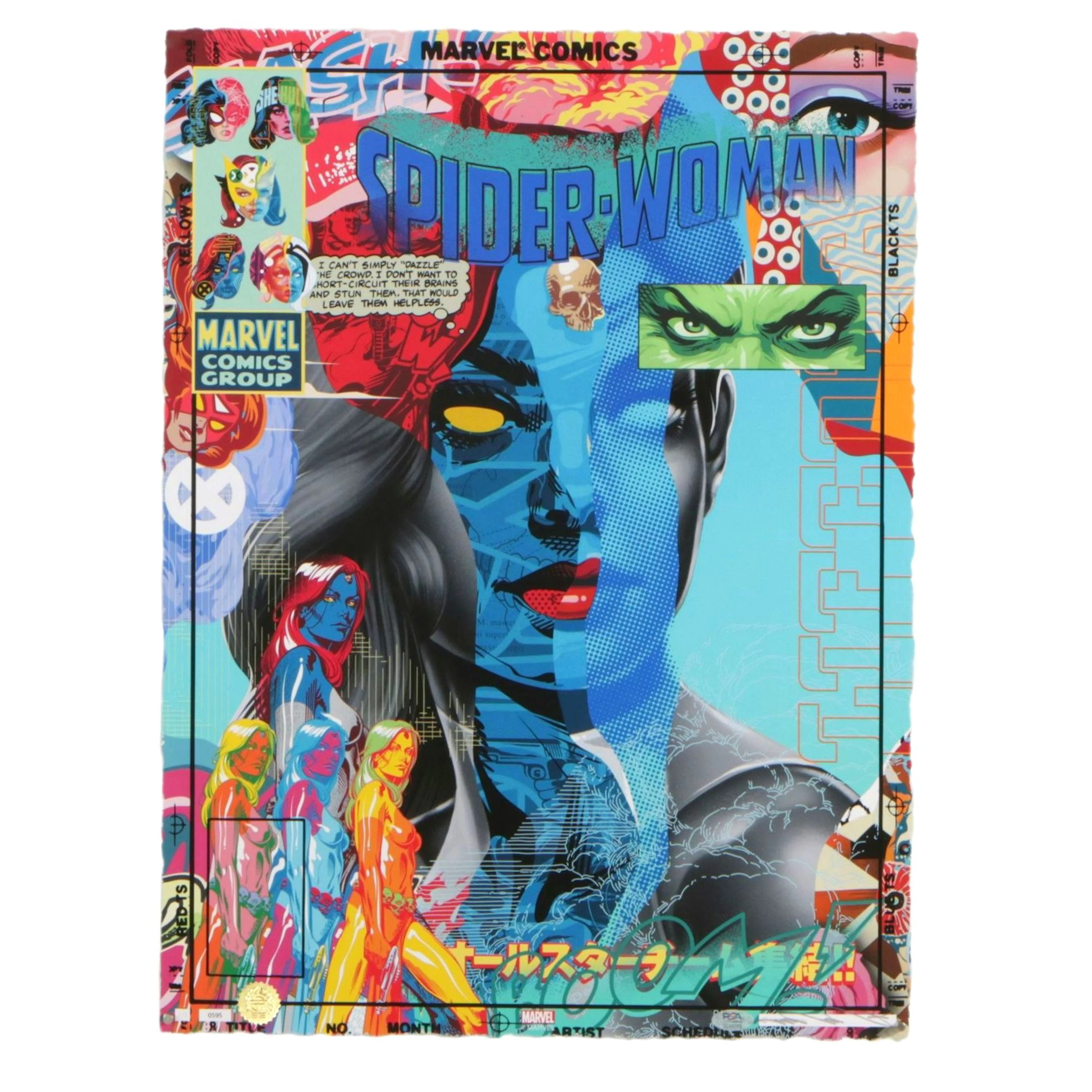 Tristan Eaton x Marvel Giclee Poster "Women of Marvel #595", 2024
