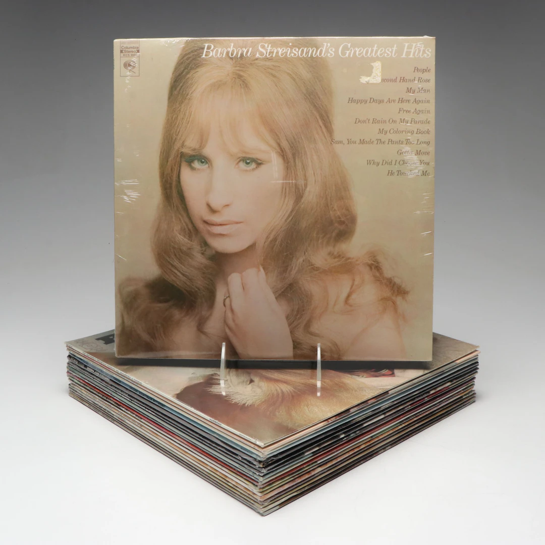 Barbra Streisand and Ray Conniff Vinyl Record Collection