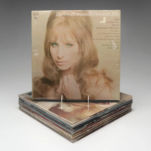 Barbra Streisand and Ray Conniff Vinyl Record Collection