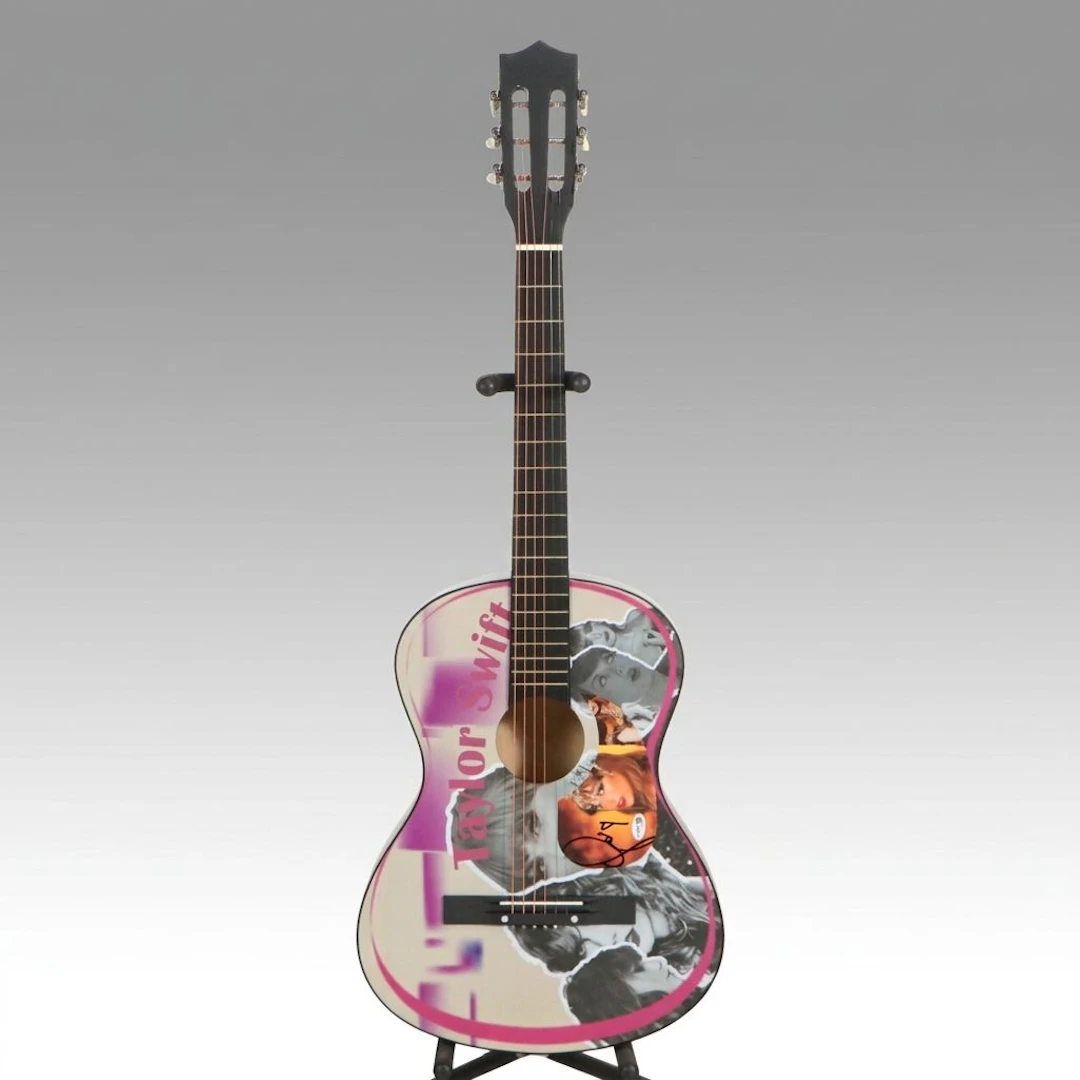 Taylor Swift Signed Acoustic Guitar, JSA