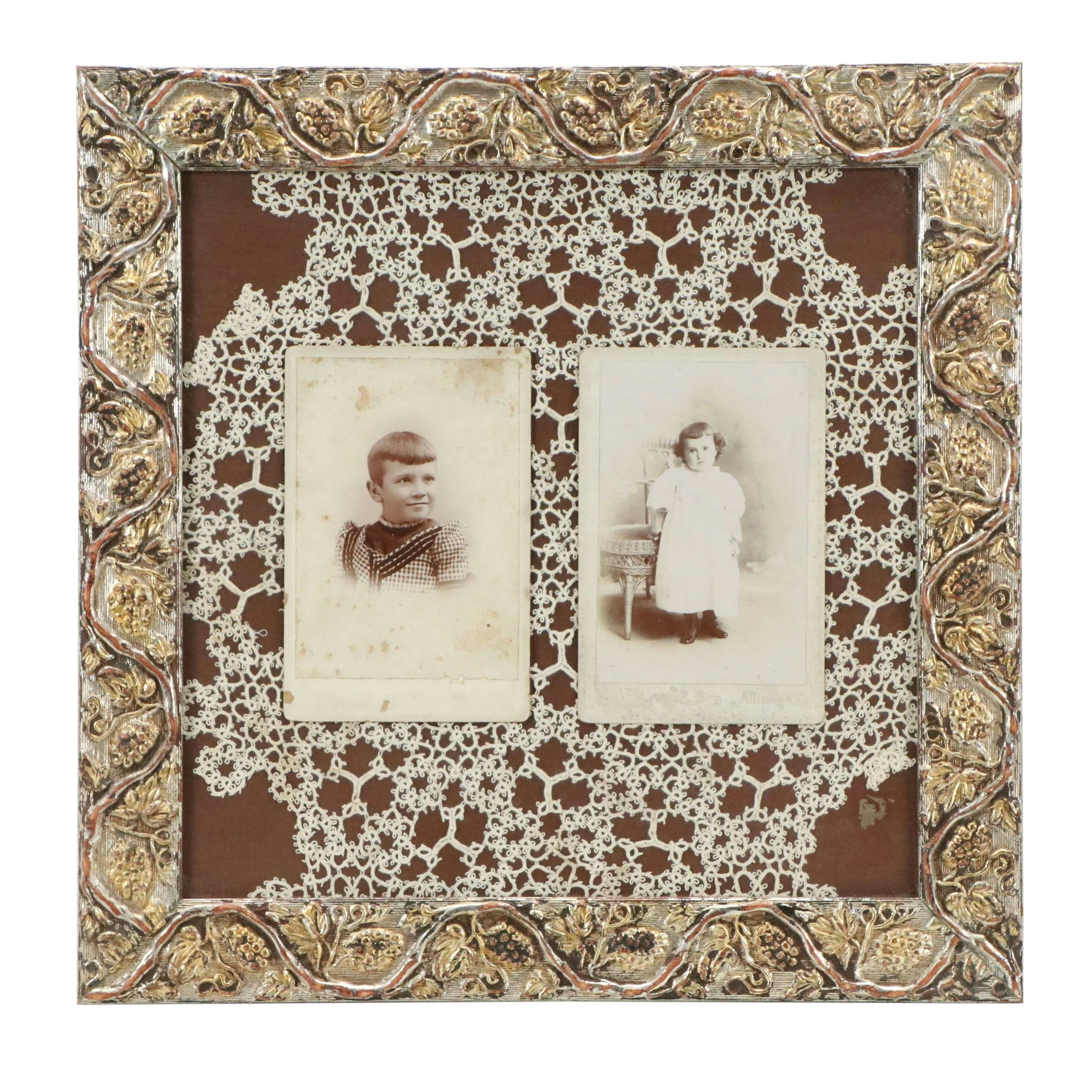 R. P. Bellsmith and L. Miller Cabinet Card Portrait Photographs of Children