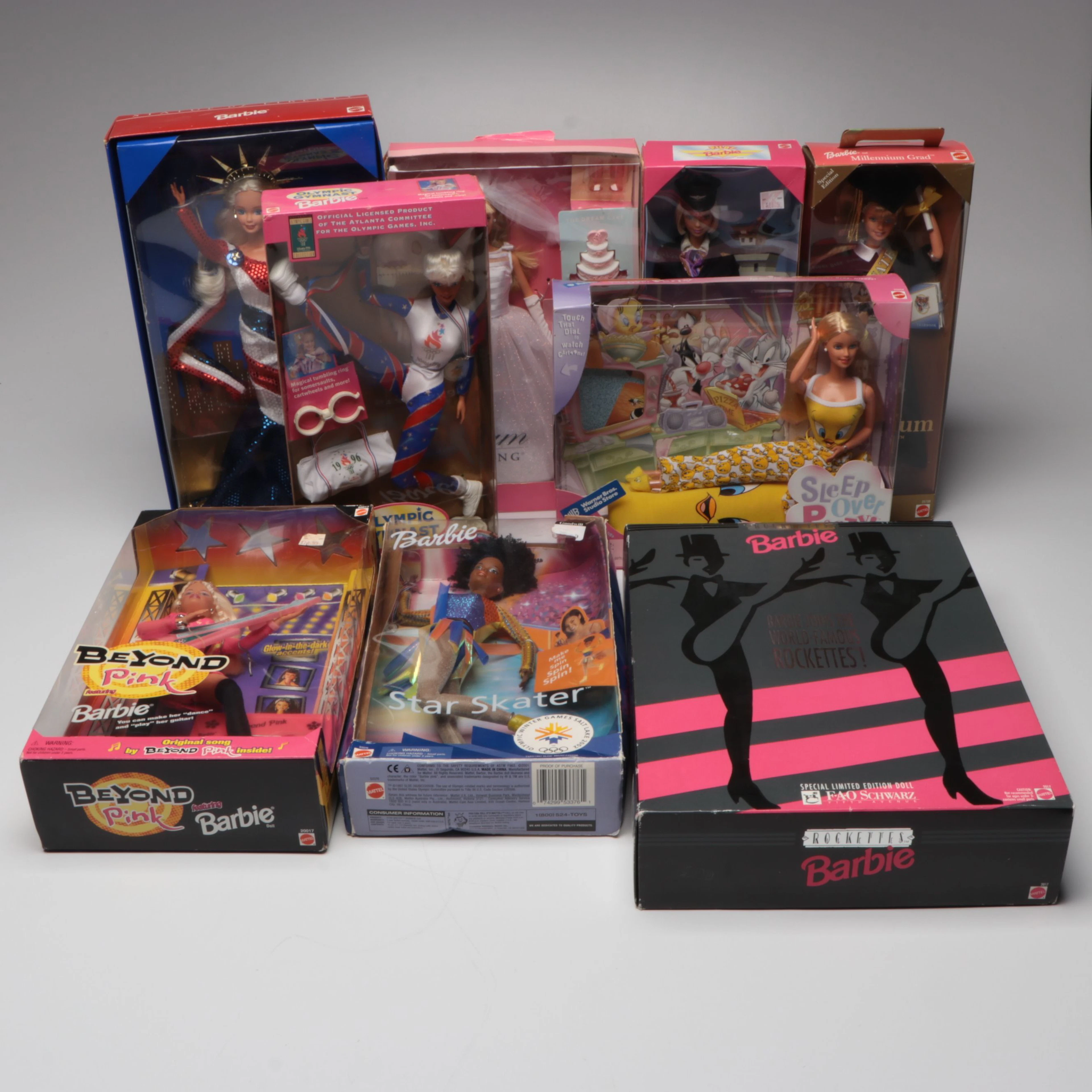 Mattel "Dream Wedding," "Sleep Over Party" and More Barbie Dolls