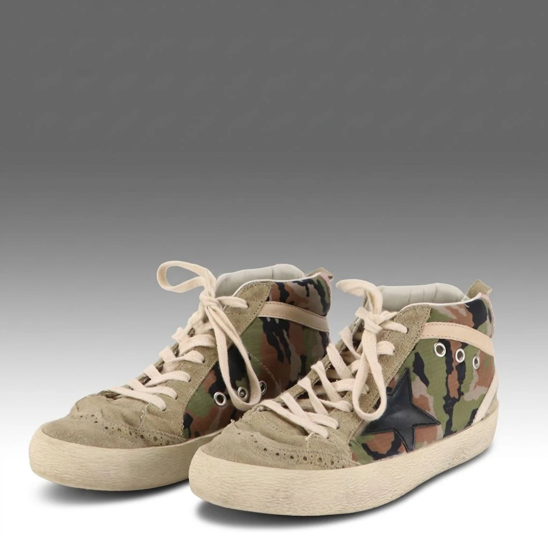 Golden Goose Midstar Lace-Up Sneakers