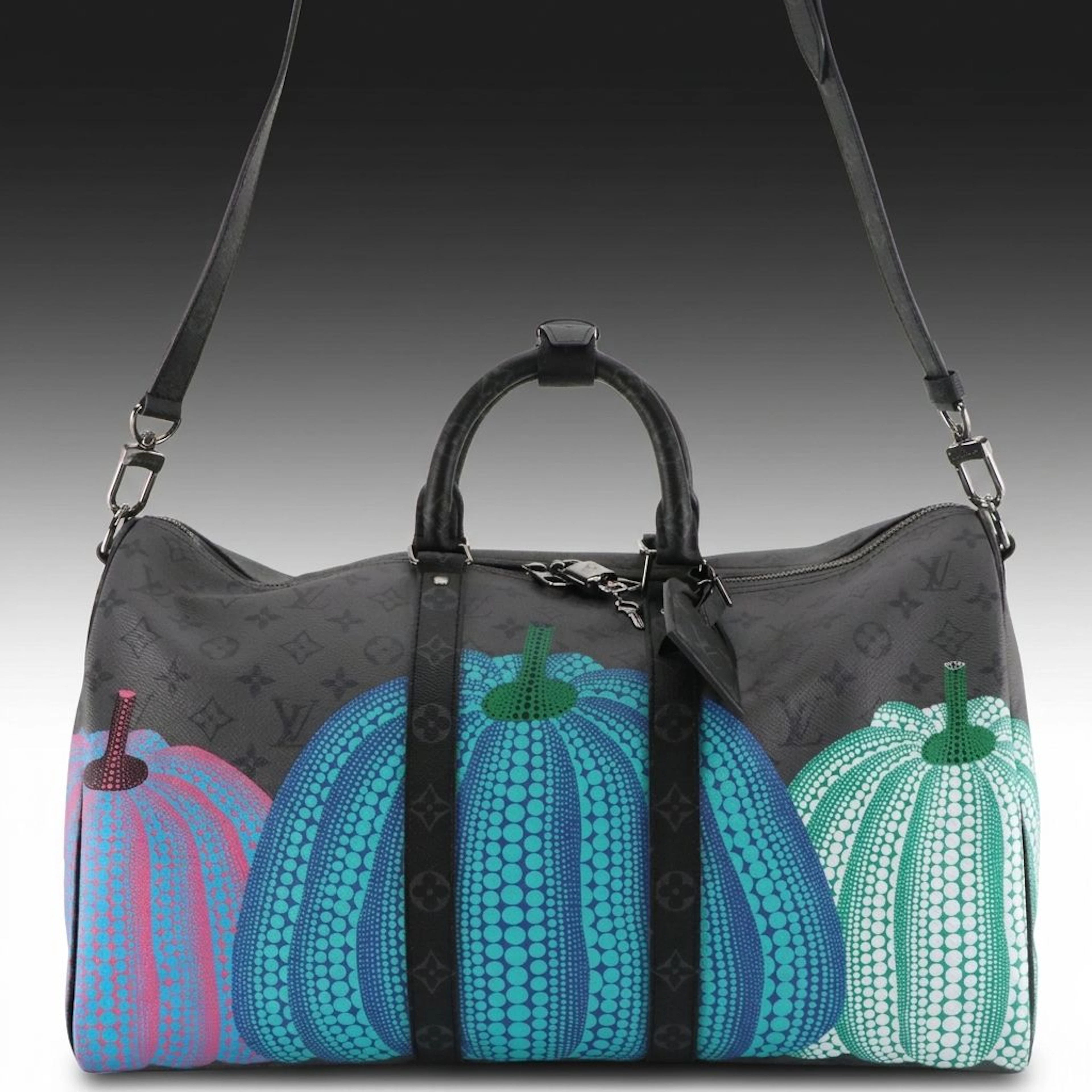 Louis Vuitton x Yayoi Kusama Keepall Bandoulière 45 Bag in Monogram