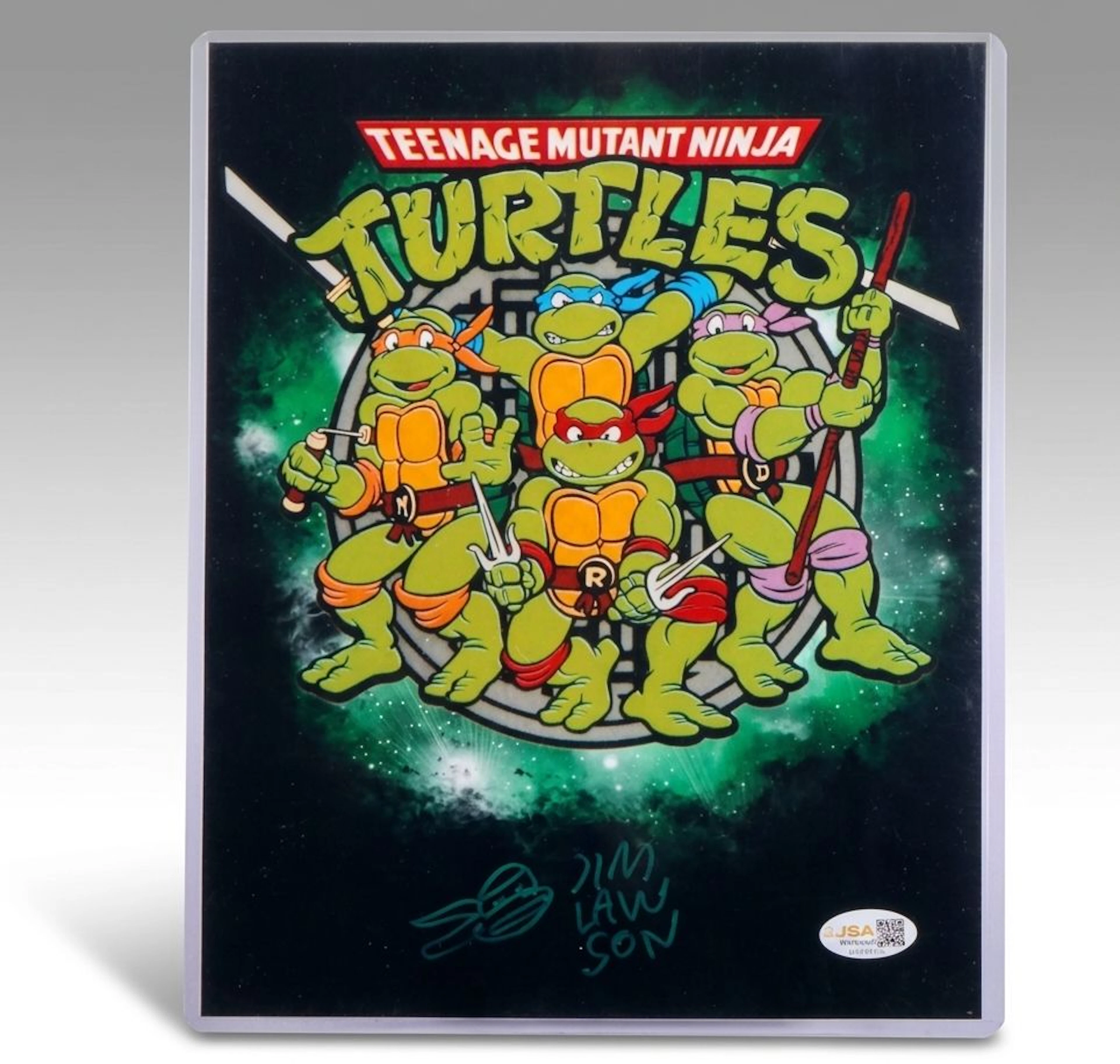 Jim Lawson Signed “Teenage Mutant Ninja Turtles” Print, JSA