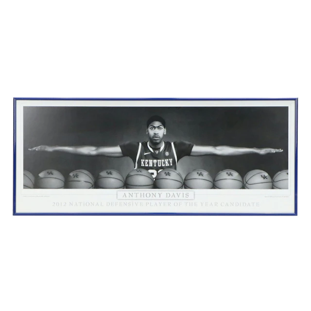 University of Kentucky Basketball Poster Featuring Anthony Davis, 2012