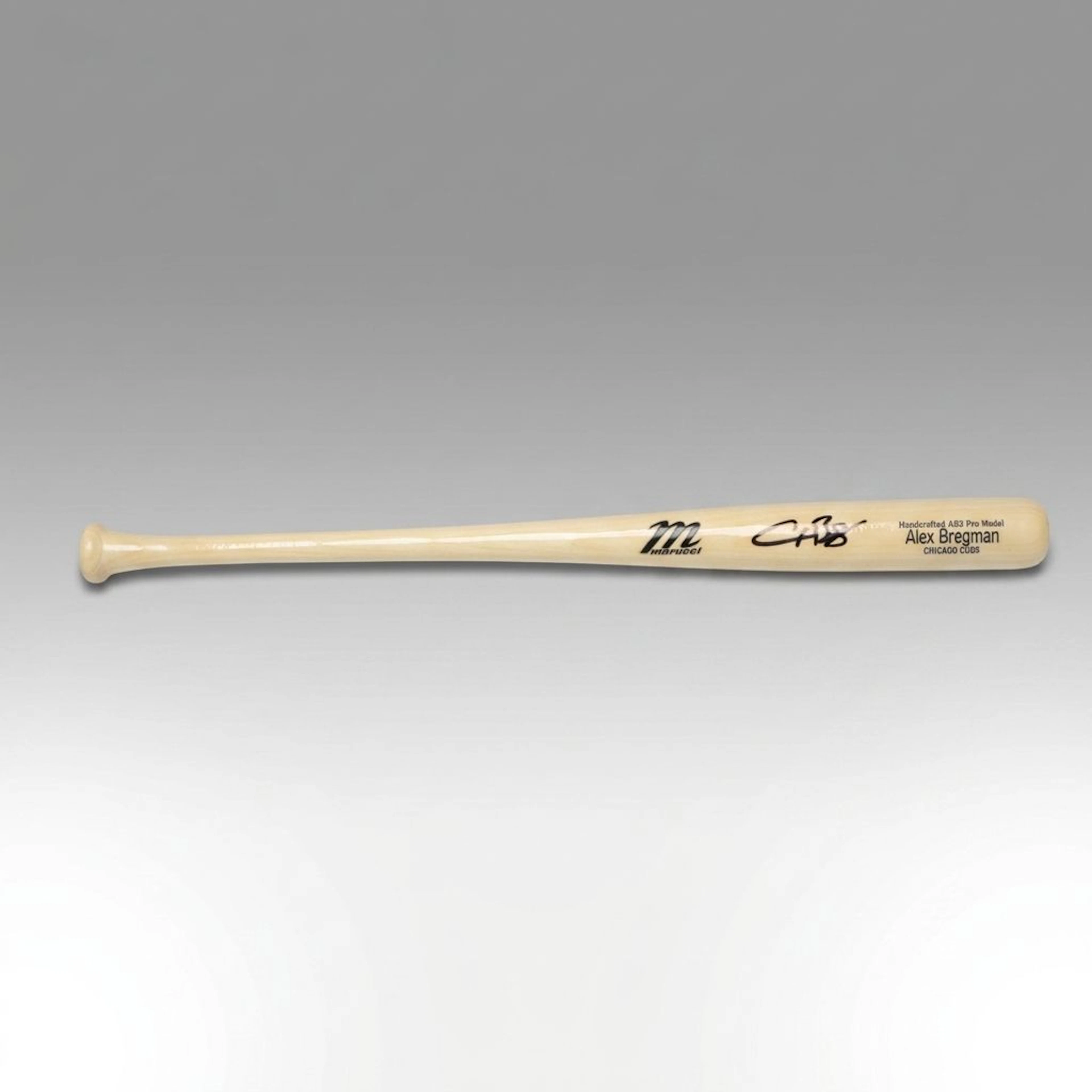 Alex Bregman Signed Chicago Cubs Mini Bat, Beckett