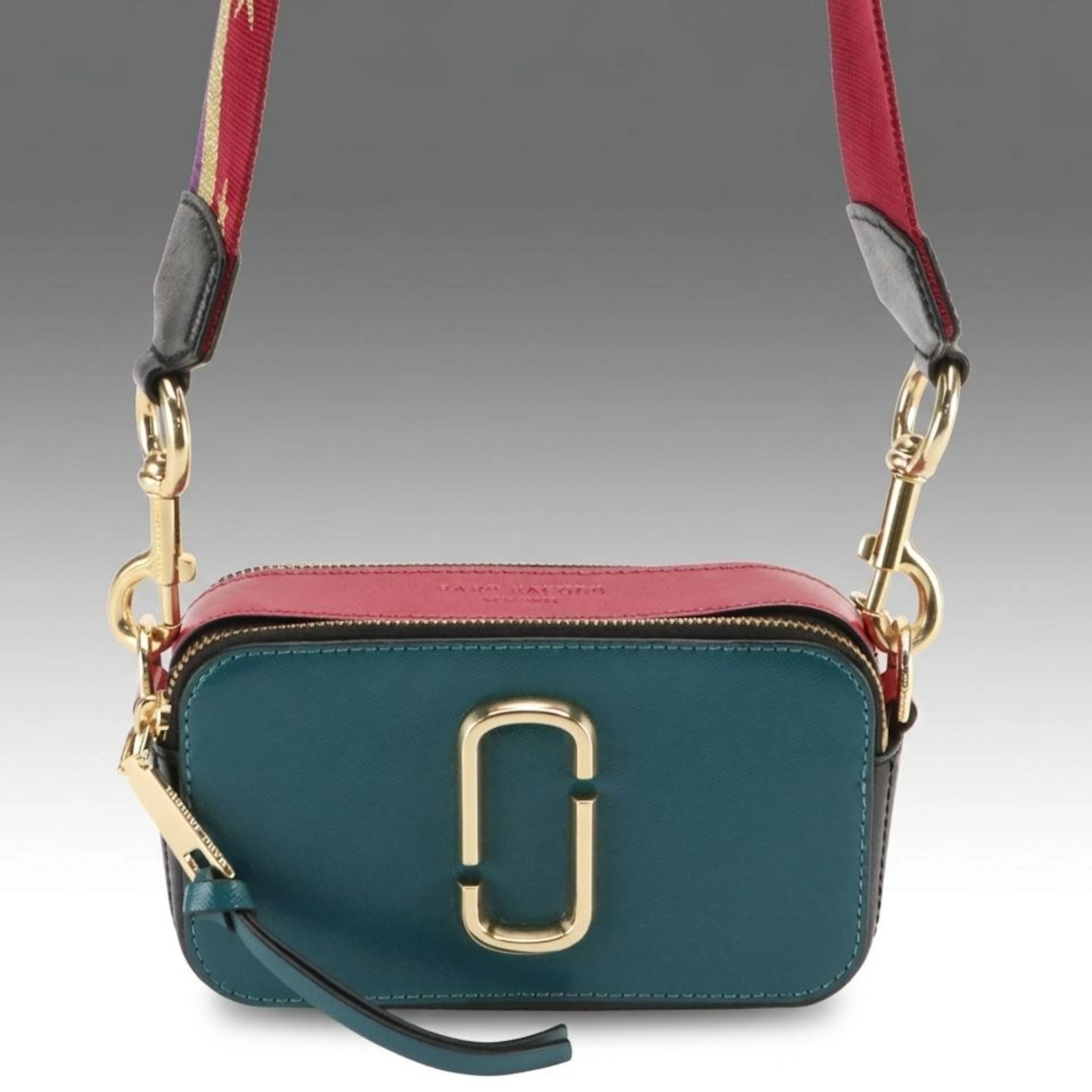 Marc Jacobs The Snapshot Small Camera Bag in Tricolor Saffiano Leather