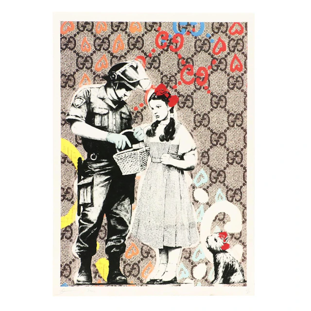 Death NYC Pop Art Graphic Print Featuring Banksy x Gucci, 2022