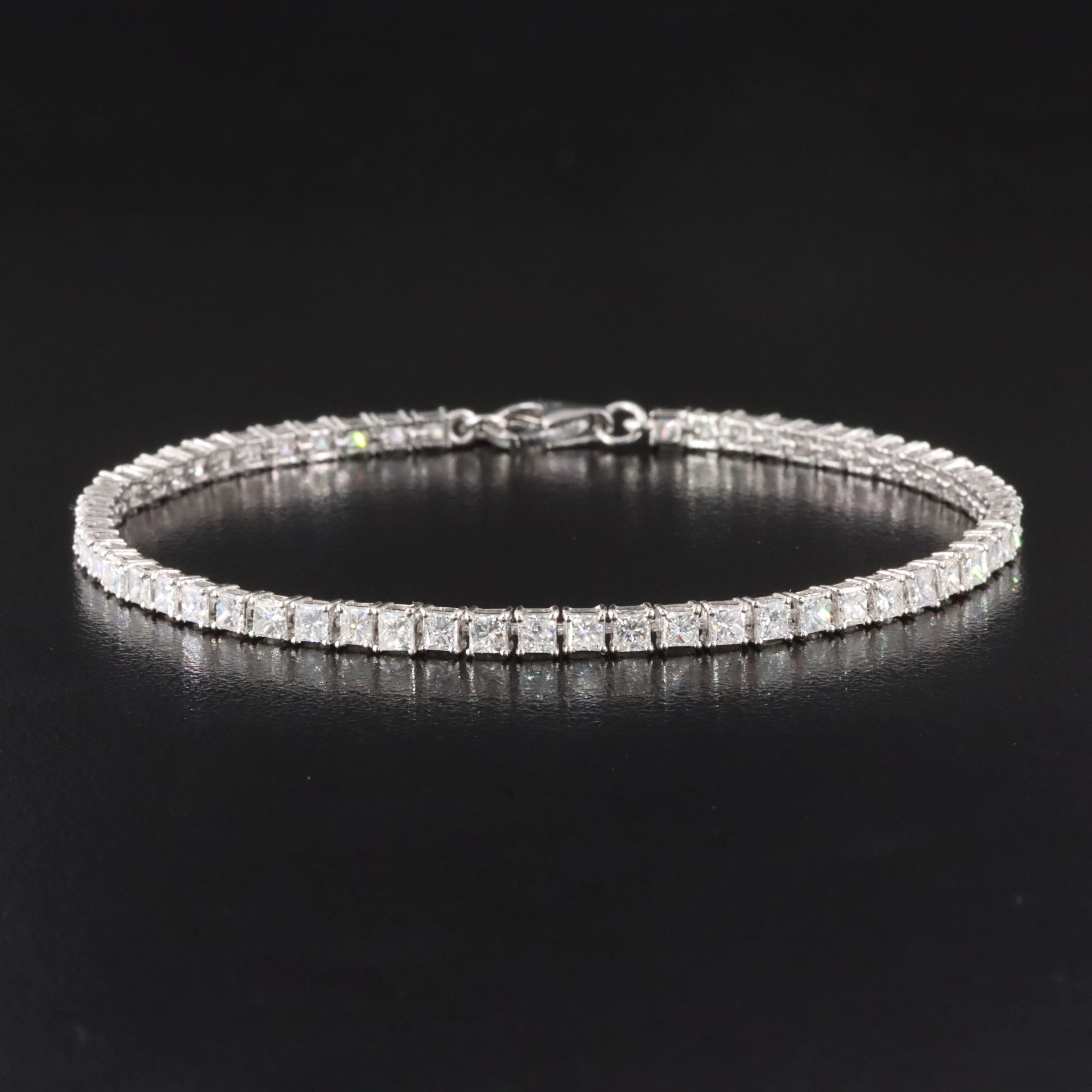 14K 3.51 CTW Diamond Line Bracelet