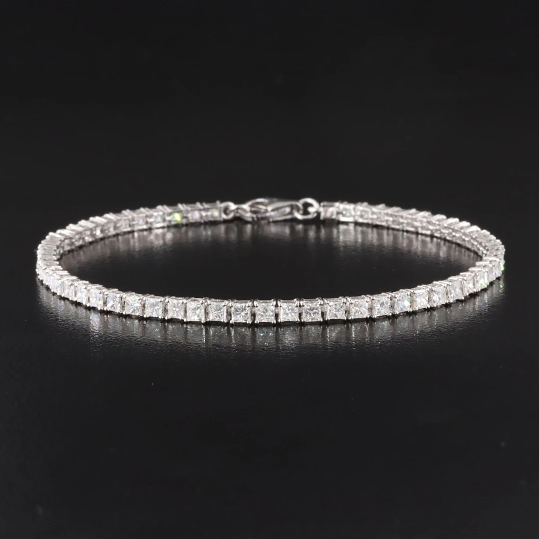 14K 3.51 CTW Diamond Line Bracelet