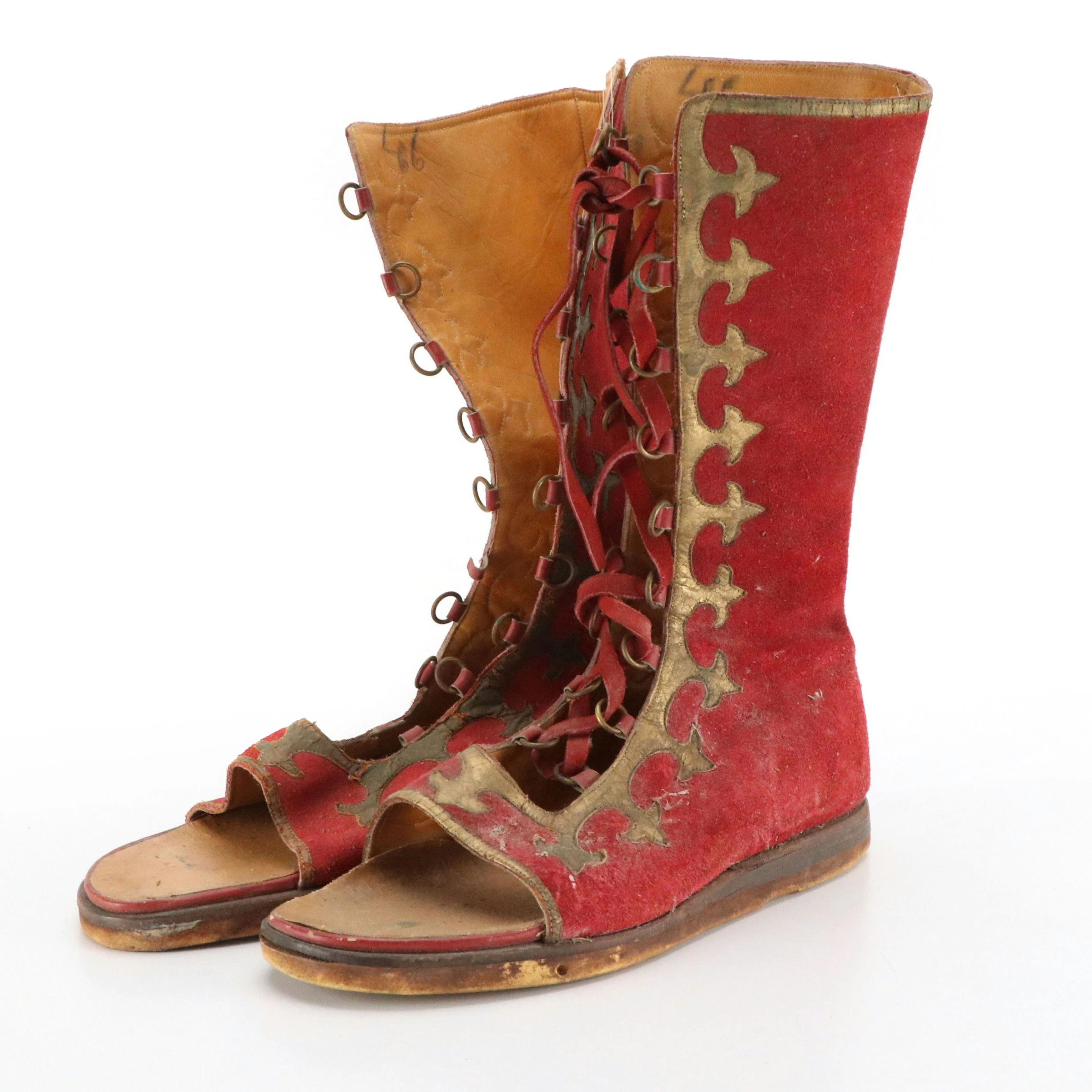 1959 MGM "Ben-Hur" Movie Costume Prop Gladiator Sandals