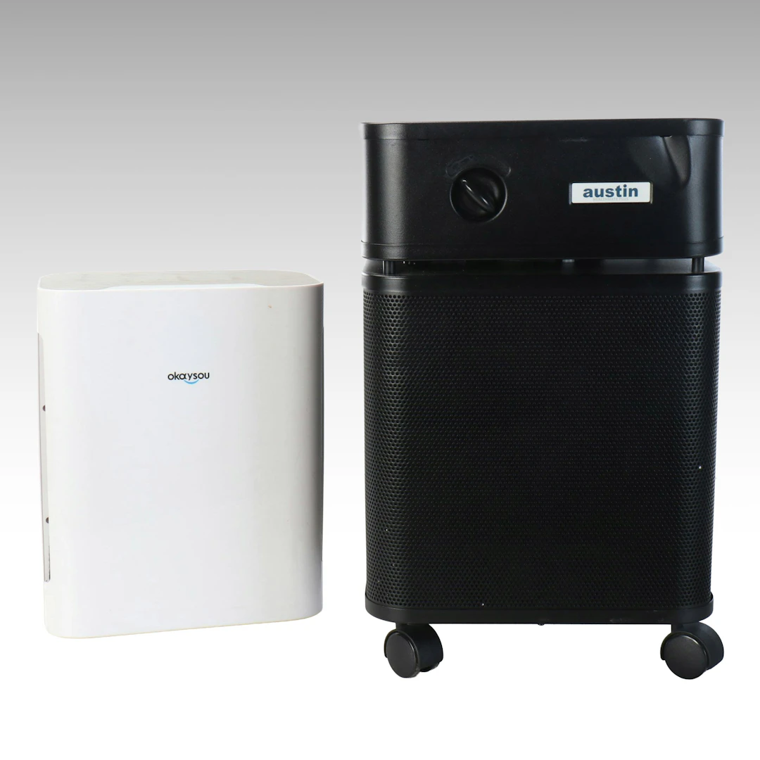 Austin Healthmate Plus and Okaysou Air Purifiers