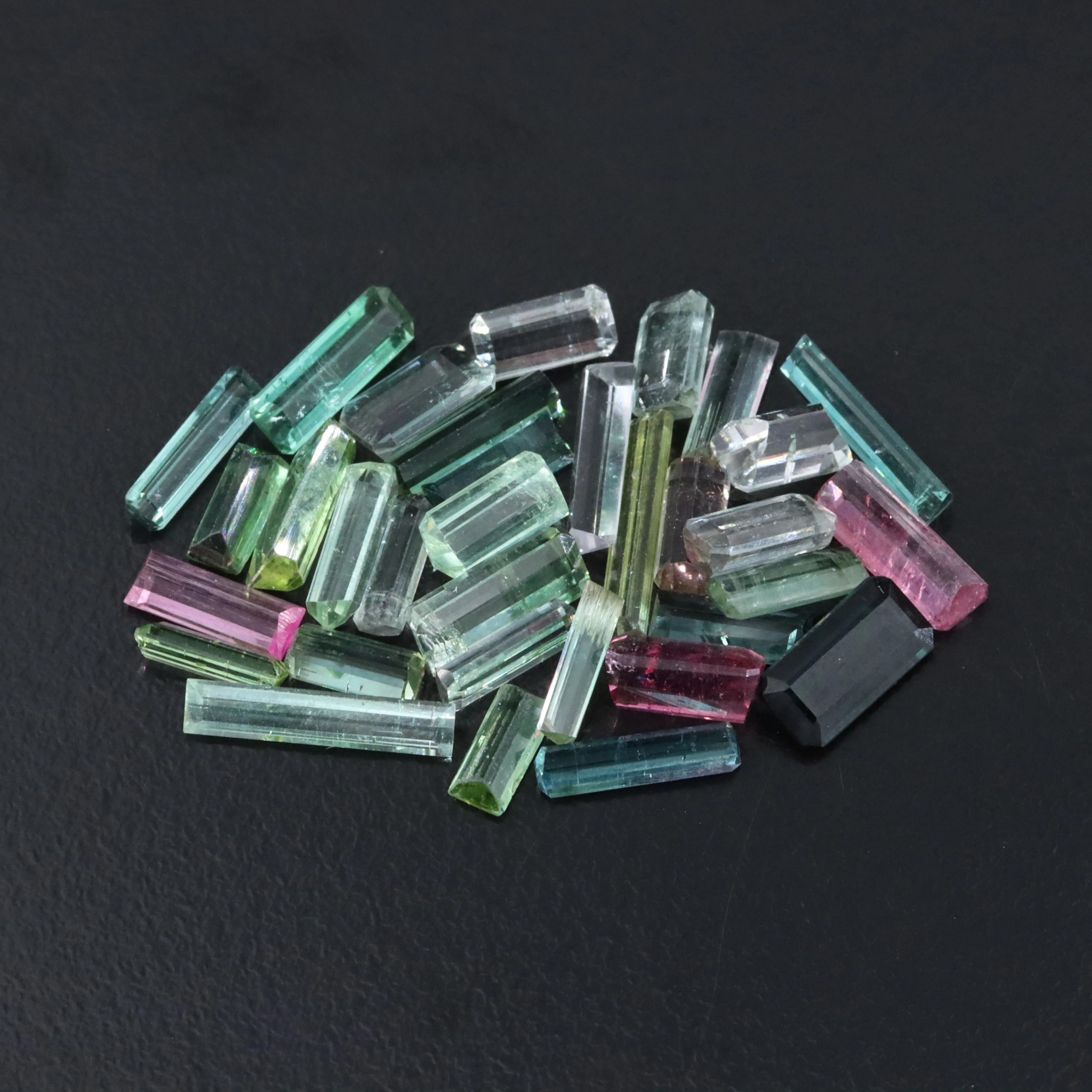 Loose 23.75 CTW Tourmaline Lot