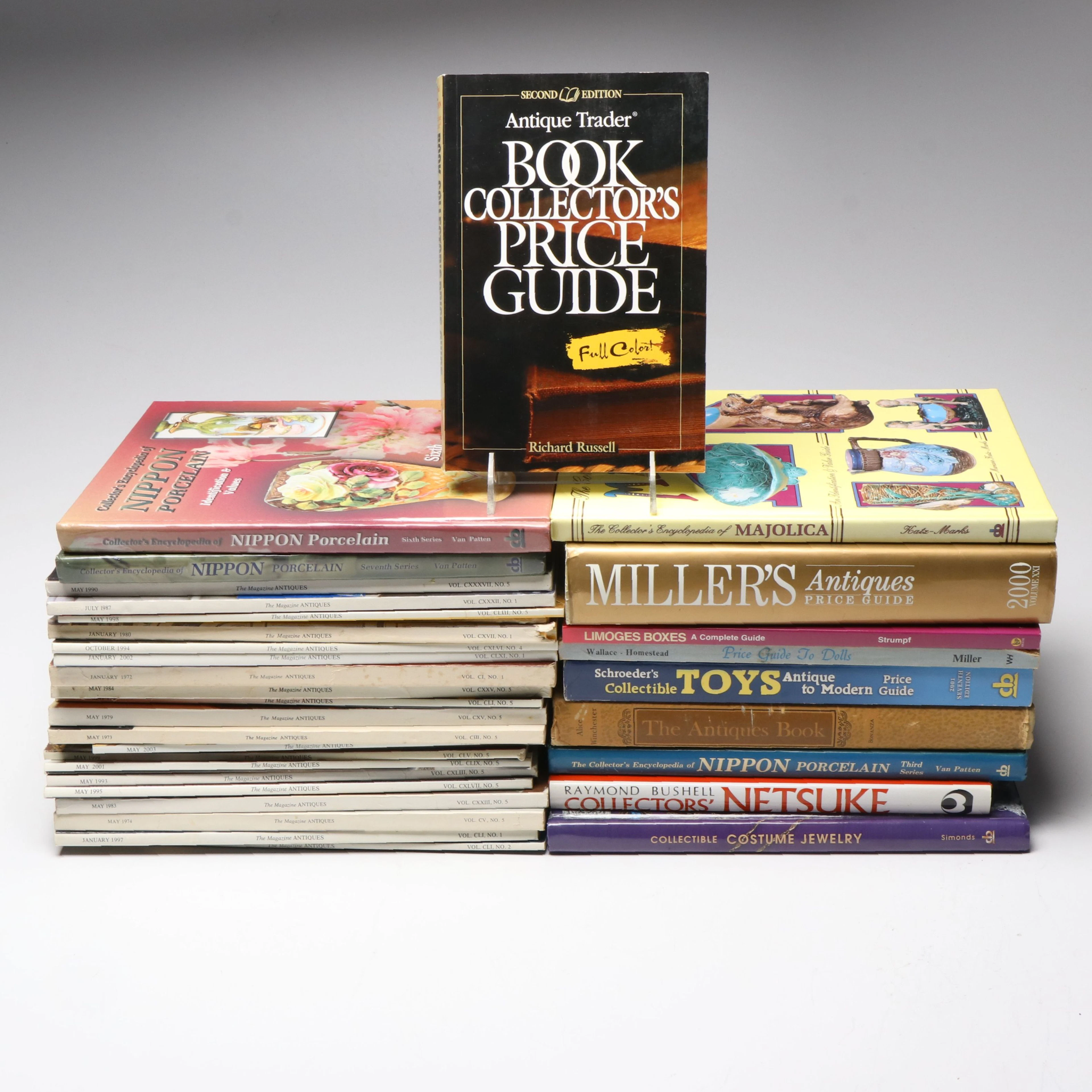 "Collectors' Netsuke" by Raymond Bushell with Other Antiques Books