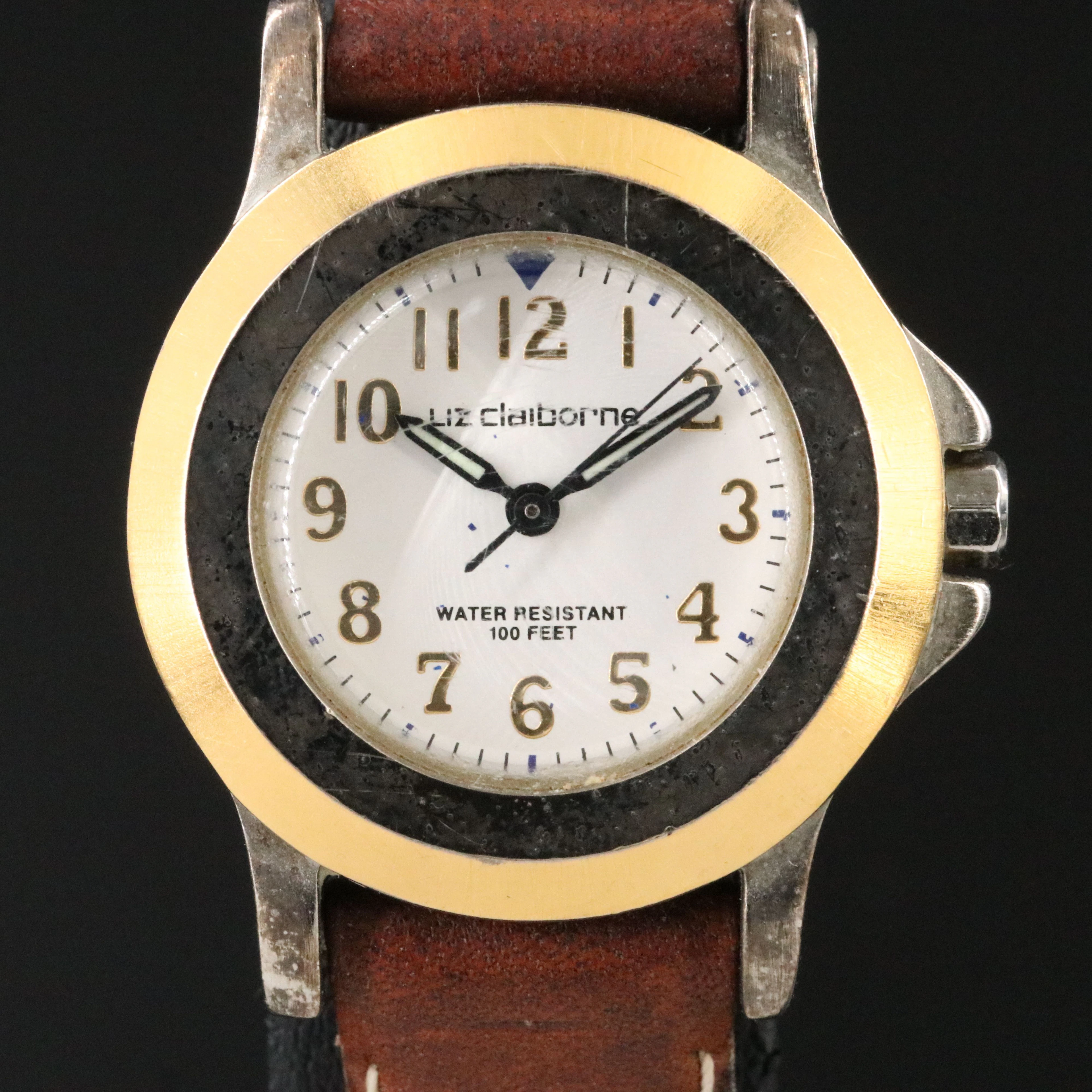 Liz Clairborne Gold-Tone Quartz Fashion Watch with Band Selection