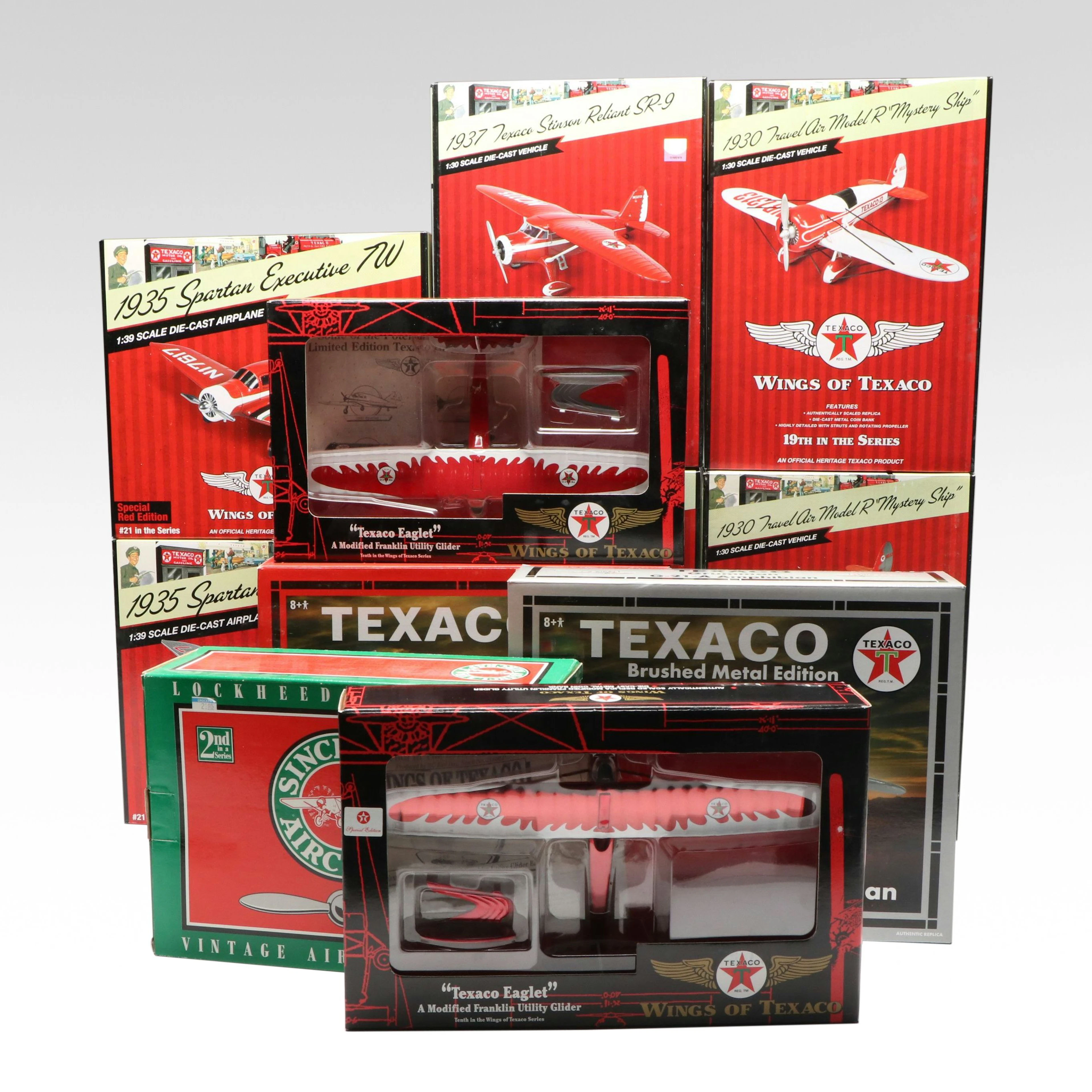 Ertl Wings of Texaco "1935 Spartan Executive 7W" and More Diecast