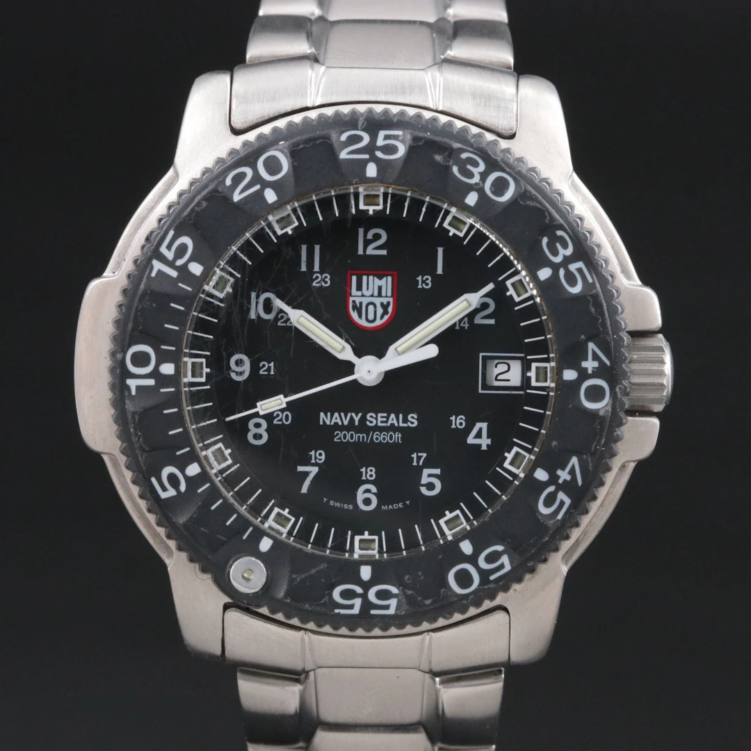 Luminox Navy Seals Series 3100 Stainless Steel Swiss Quartz Watch