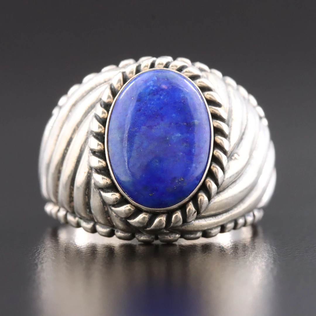 Carolyn Pollack for Relios Sterling Lapis Lazuli Ring