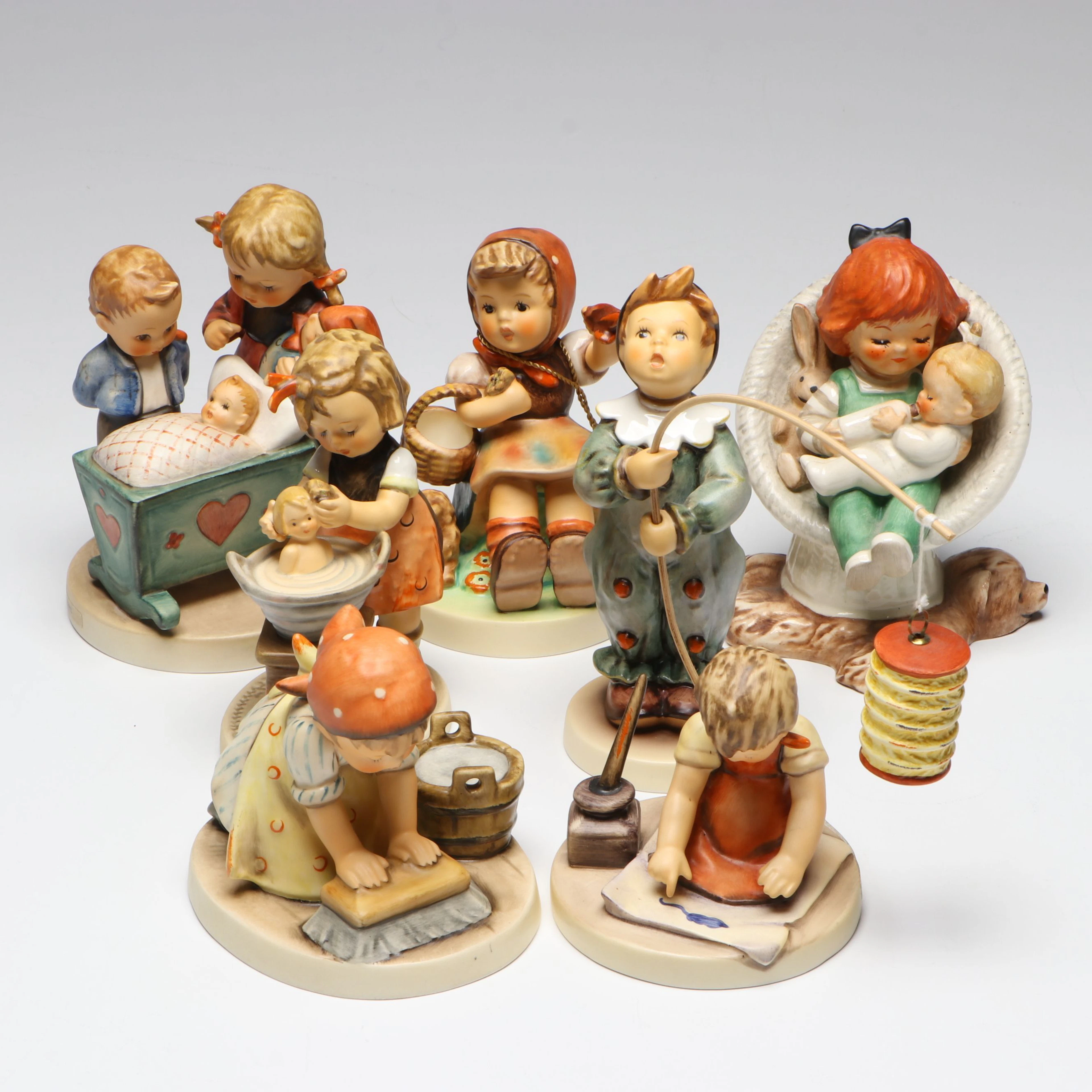 Goebel Final Issue "Farewell" with More Porcelain Hummel Figurines