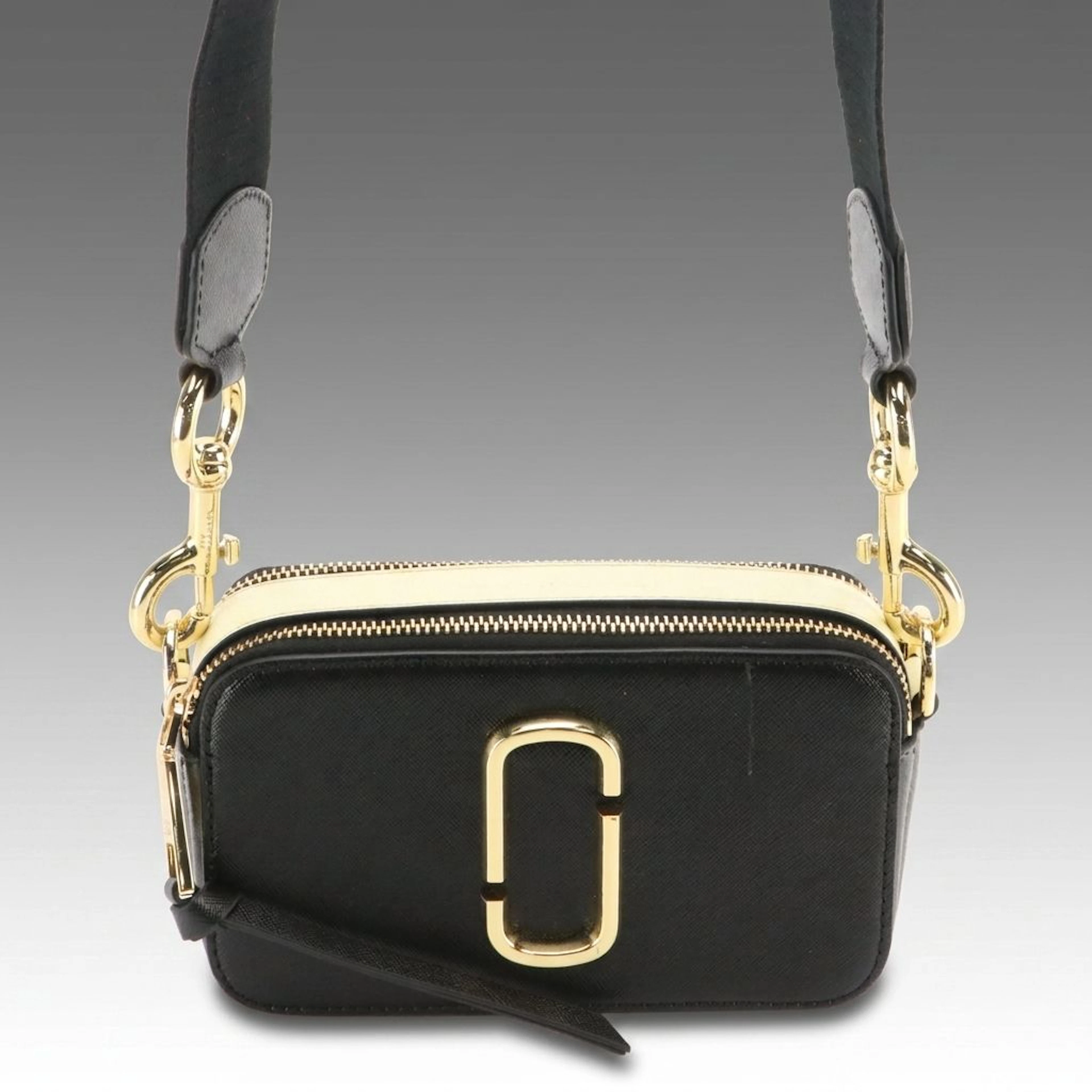 Marc Jacobs The Snapshot Small Crossbody Bag in Tricolor Saffiano Leather