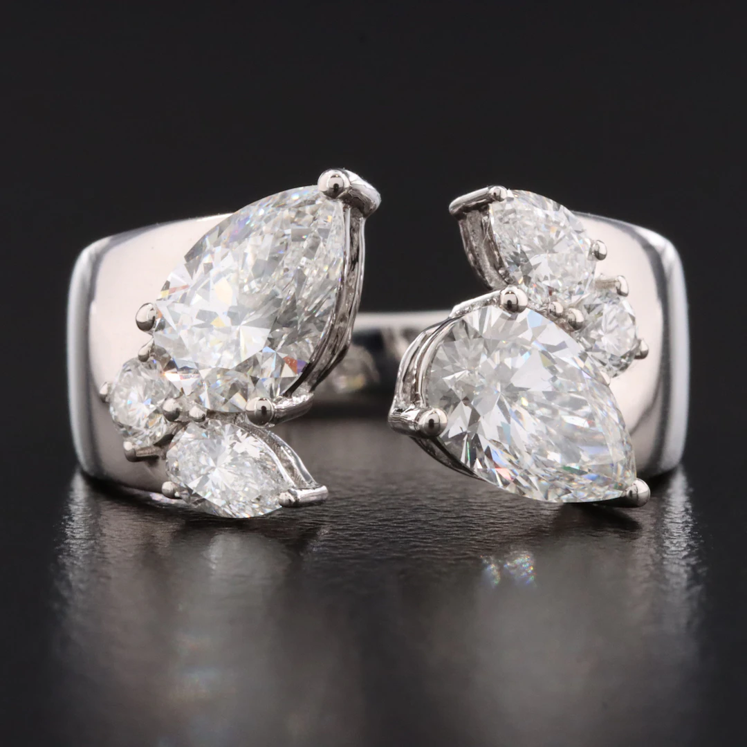 14K 2.50 CTW Lab Grown Diamond Ring with IGI Report