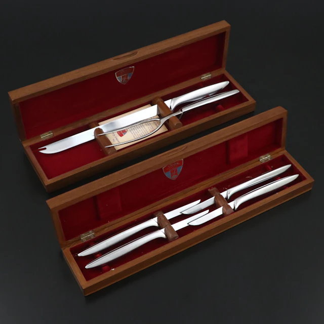 Gerber Stainless Steel Serving Utensils and Dinner Knives