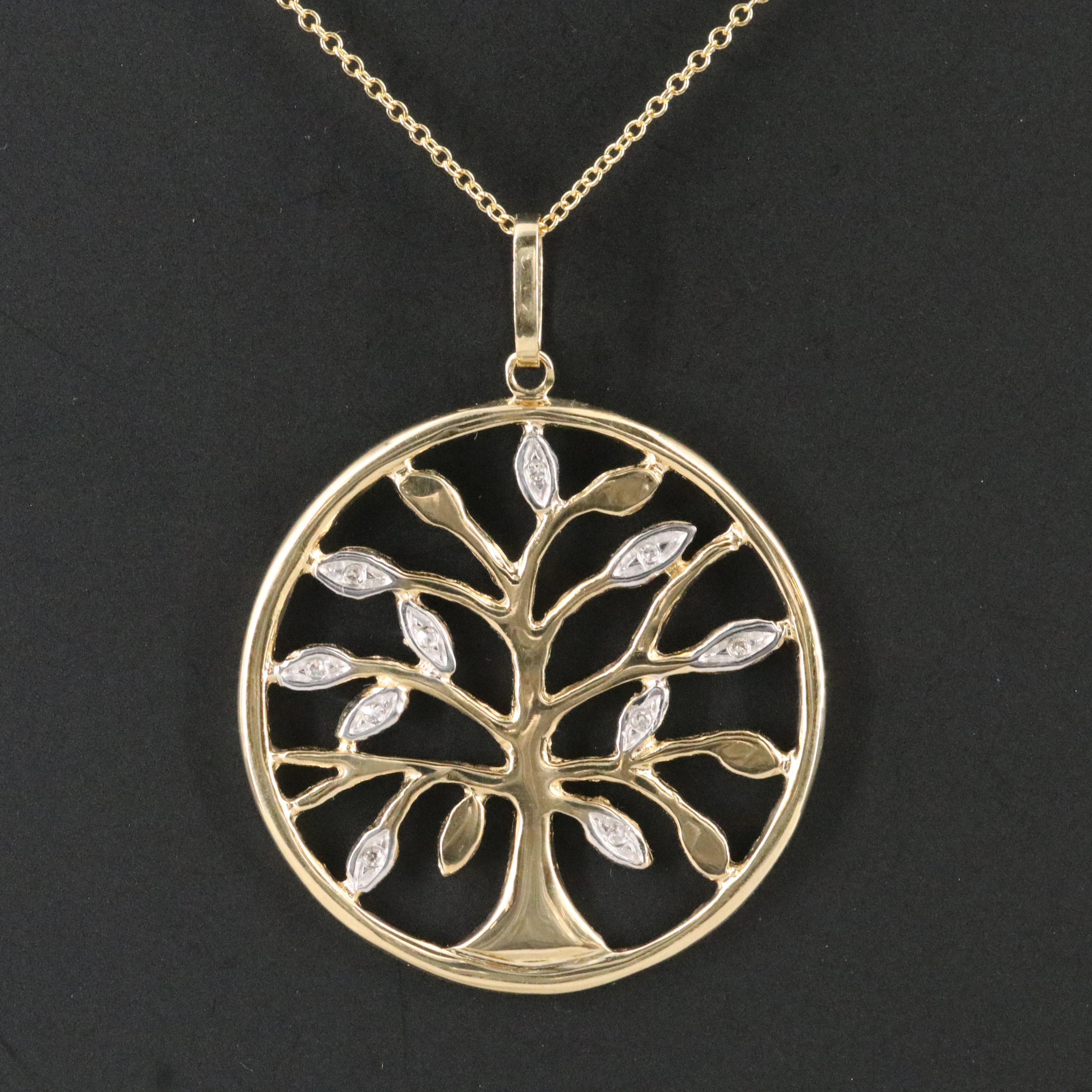 EFFY 14K "Tree of Life" Pendant Necklace